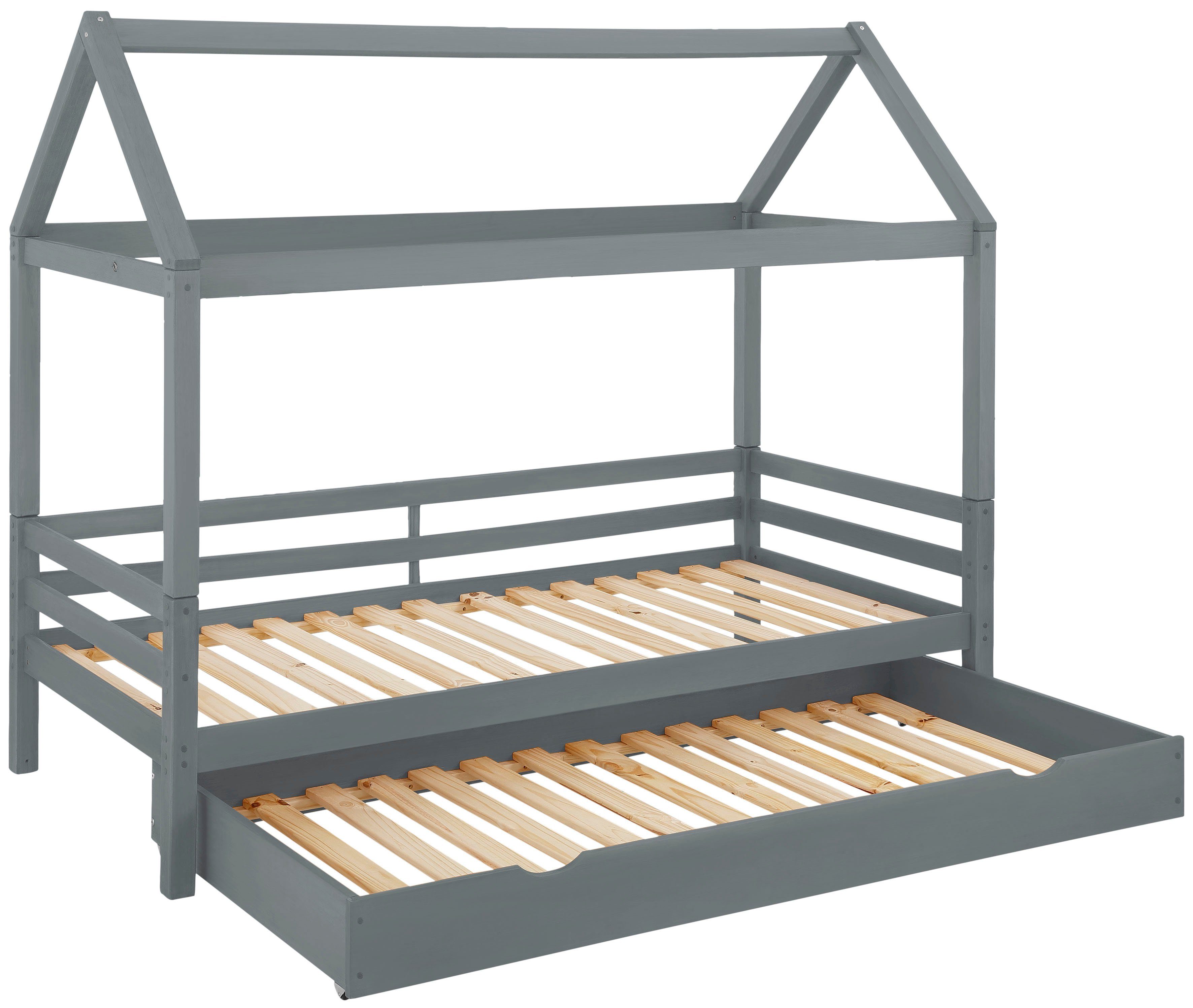 Lüttenhütt Kinderledikant Alpi inclusief bedlade en lattenbodem, ligoppervlak 90x200 cm,