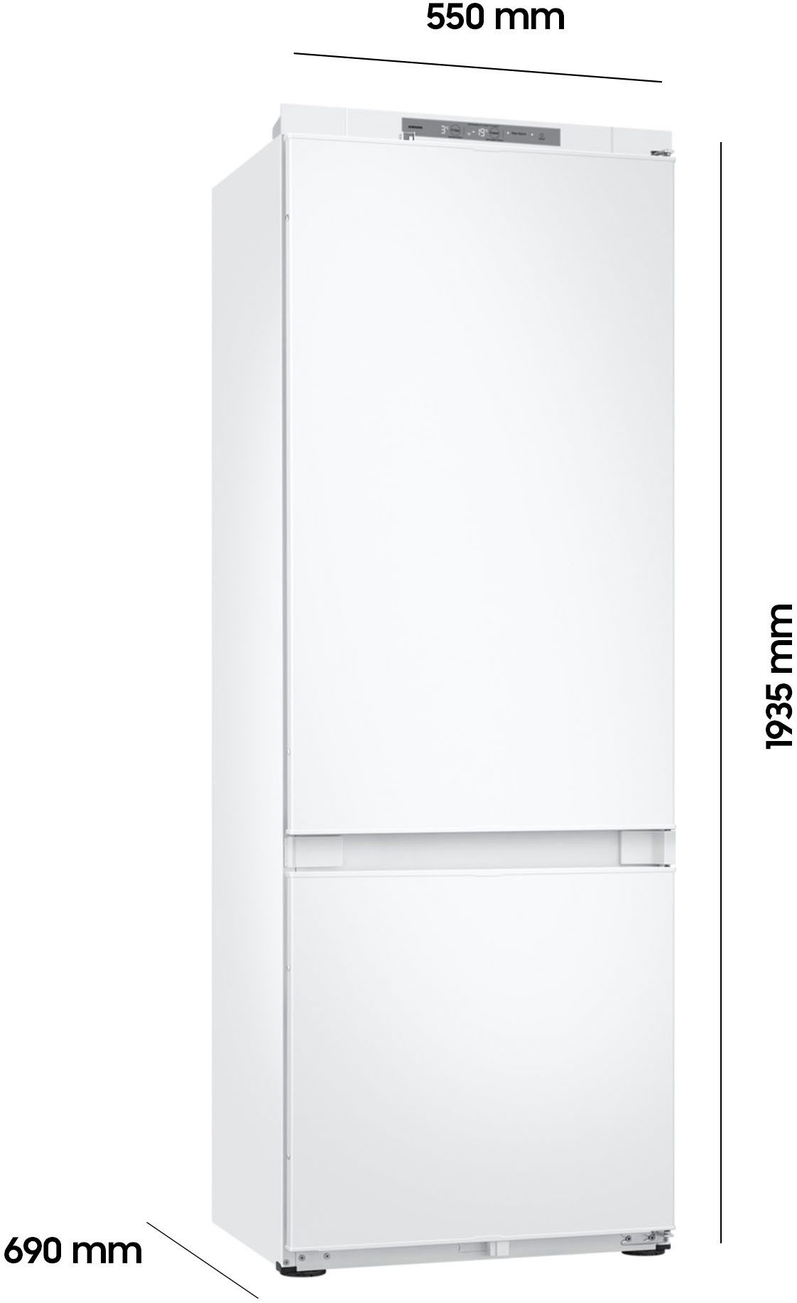 Samsung Inbouw koel-vriescombinatie BRB38G705DWW, 193,5 cm x 69 cm