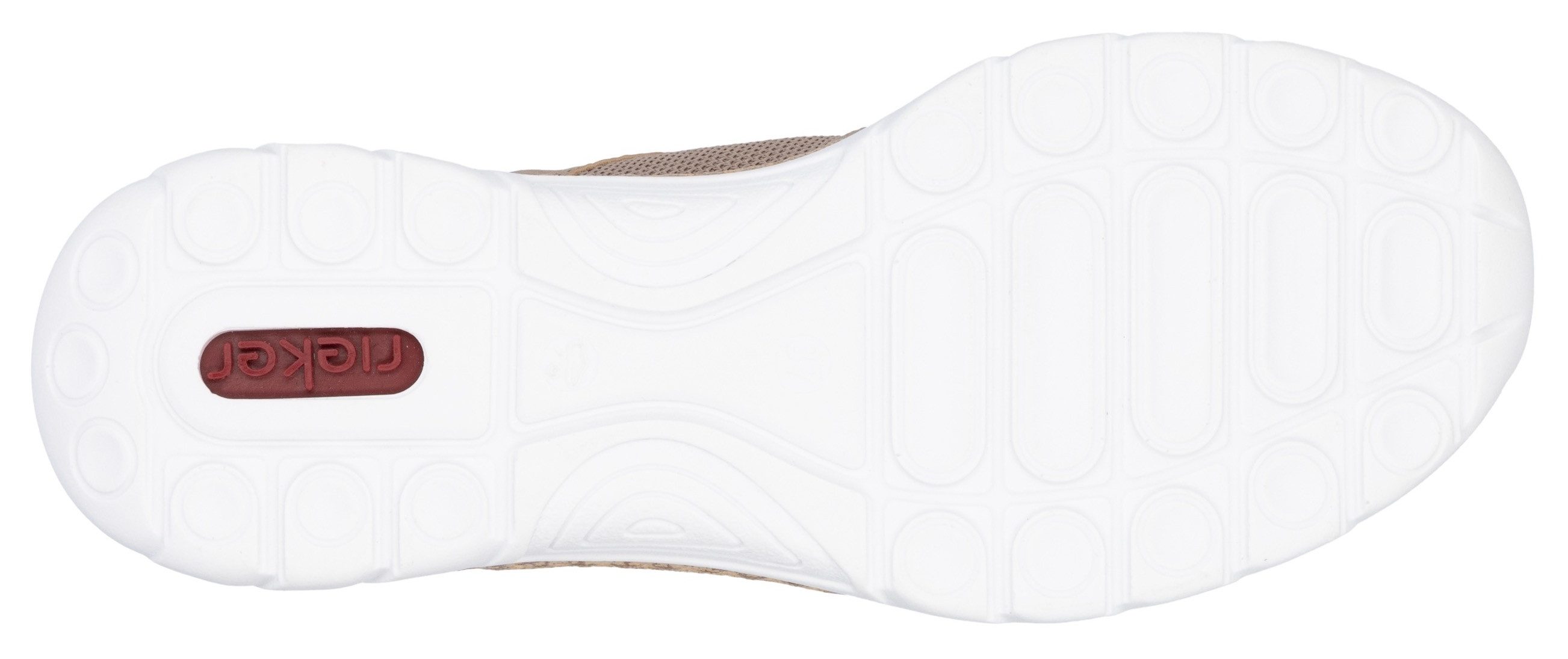 Rieker Slip-on sneakers , instapschoen, lage schoen, slipper, vrijetijdsschoen met elastische instap
