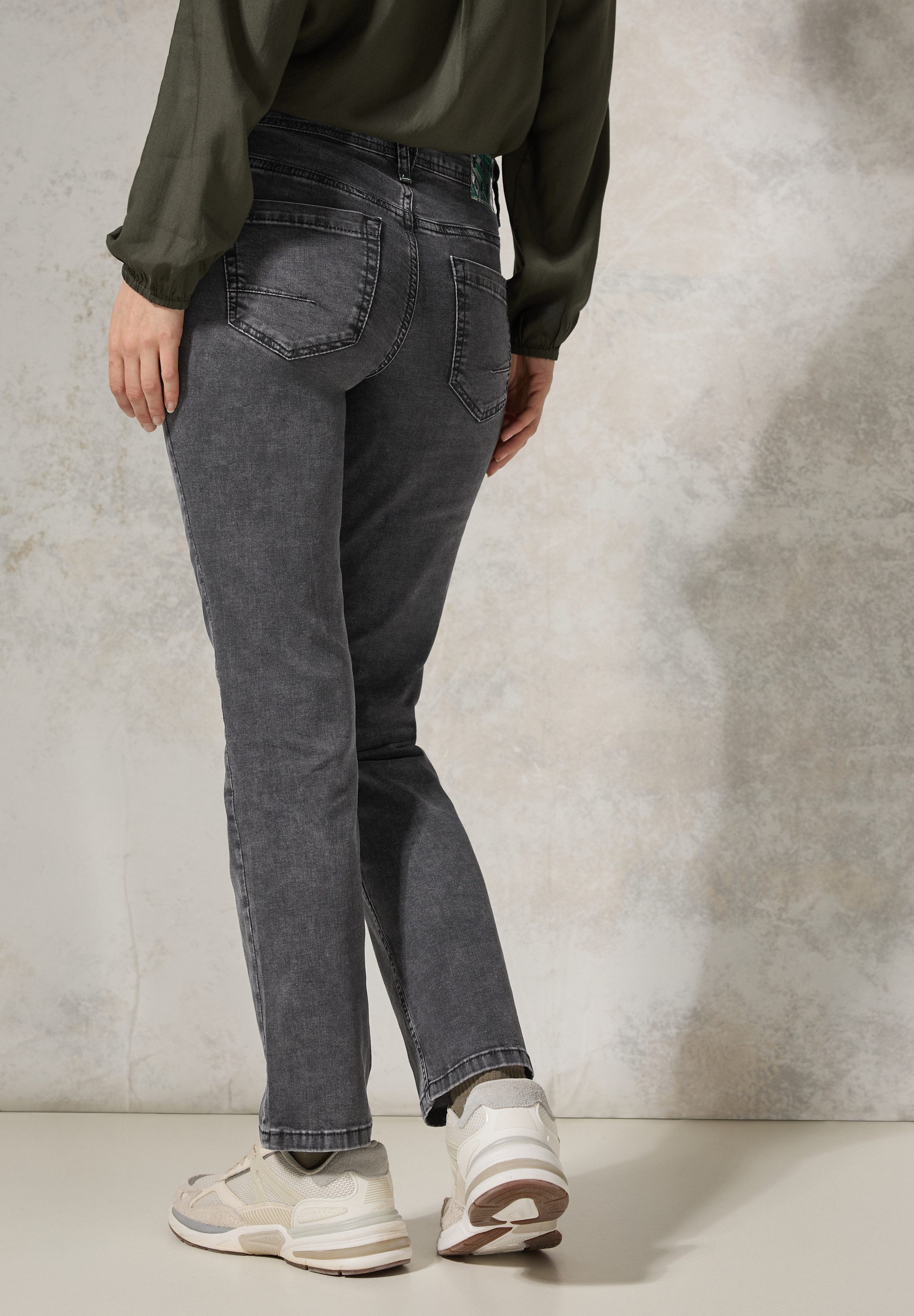 Cecil Regular fit jeans Stijl Scarlett in mooie basic wassing