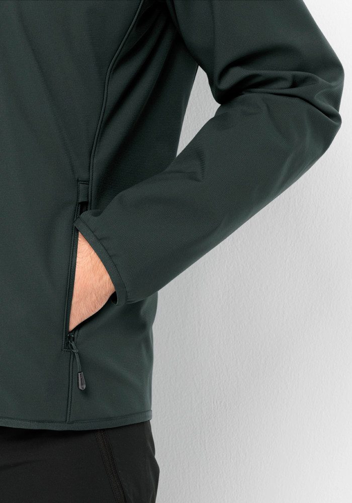 Jack Wolfskin Softshell-jack BORNBERG HOODY M