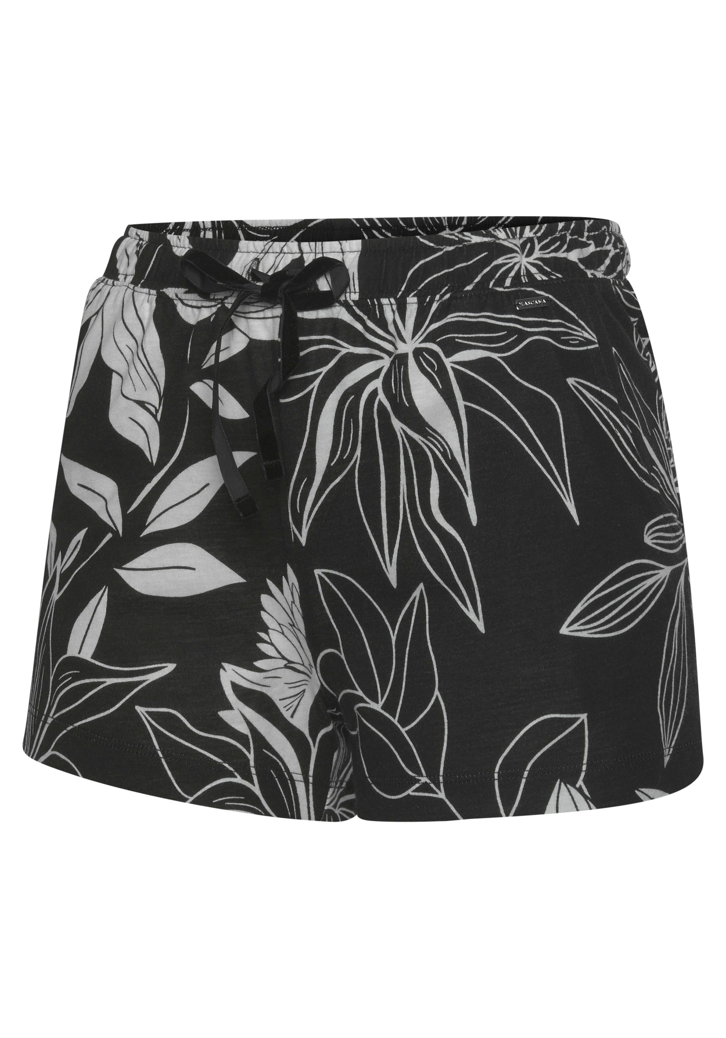 Lascana Pyjamashort met bloemenprint