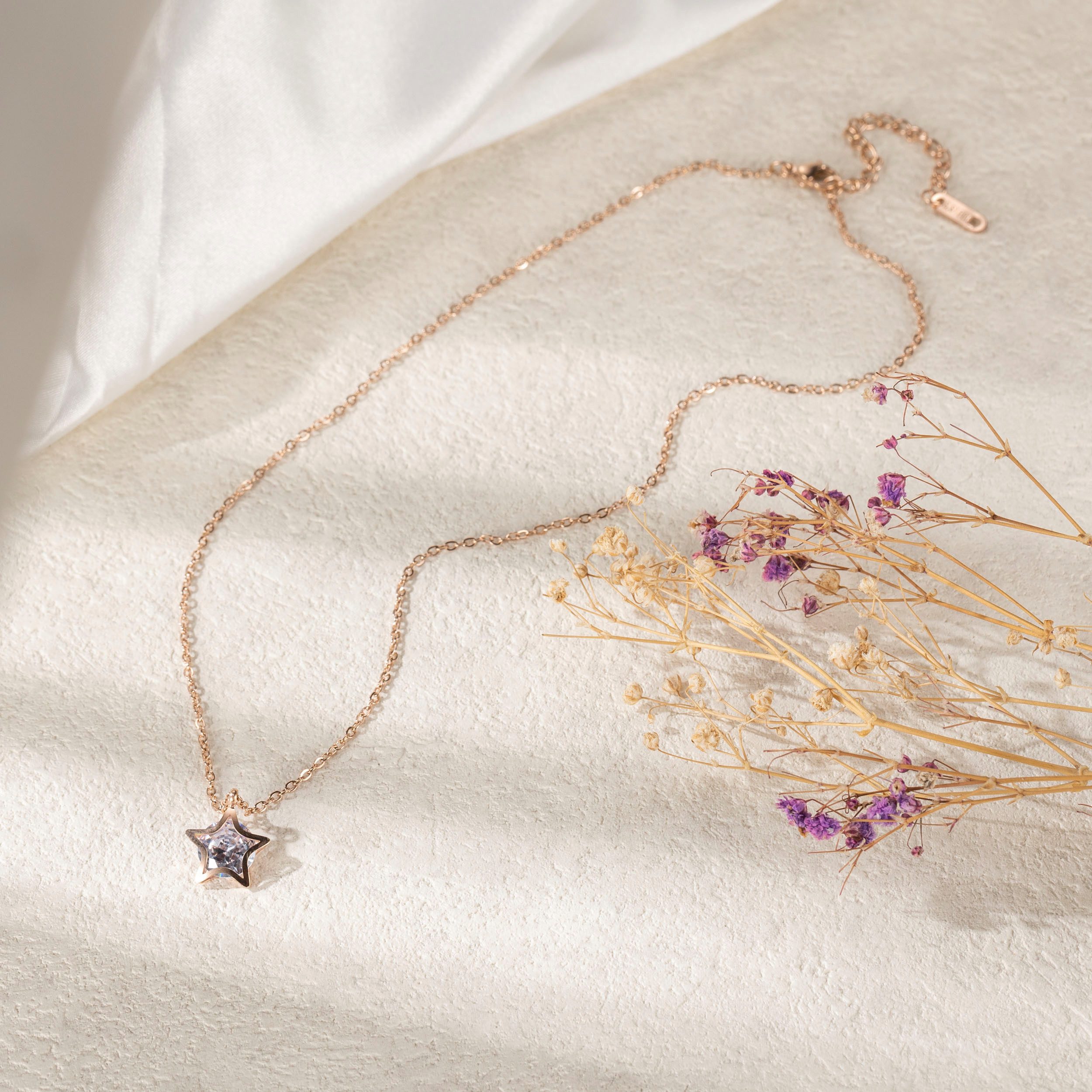 Firetti Ketting met hanger Sieraden cadeau roestvrijstalen halssieraden halsketting ankerkette ster