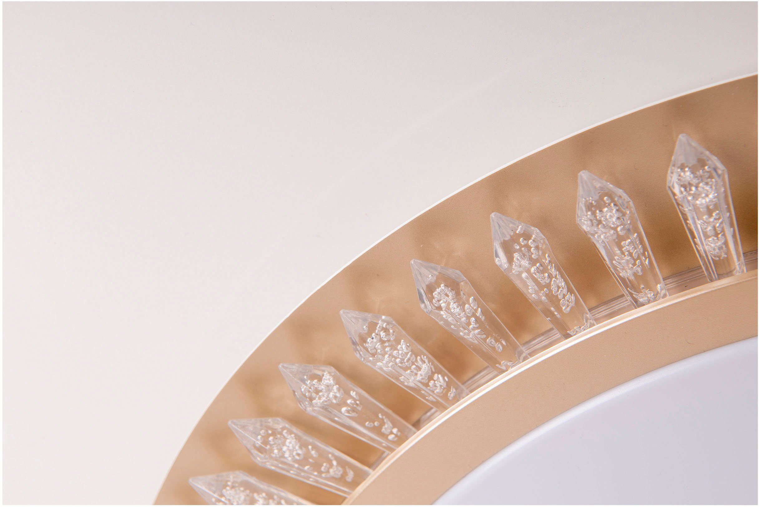 näve Led-plafondlamp Madison dimbaar, cct-kleurwissel in 3-niveaus, afstandsbediening, diamantfacetten (1 stuk)