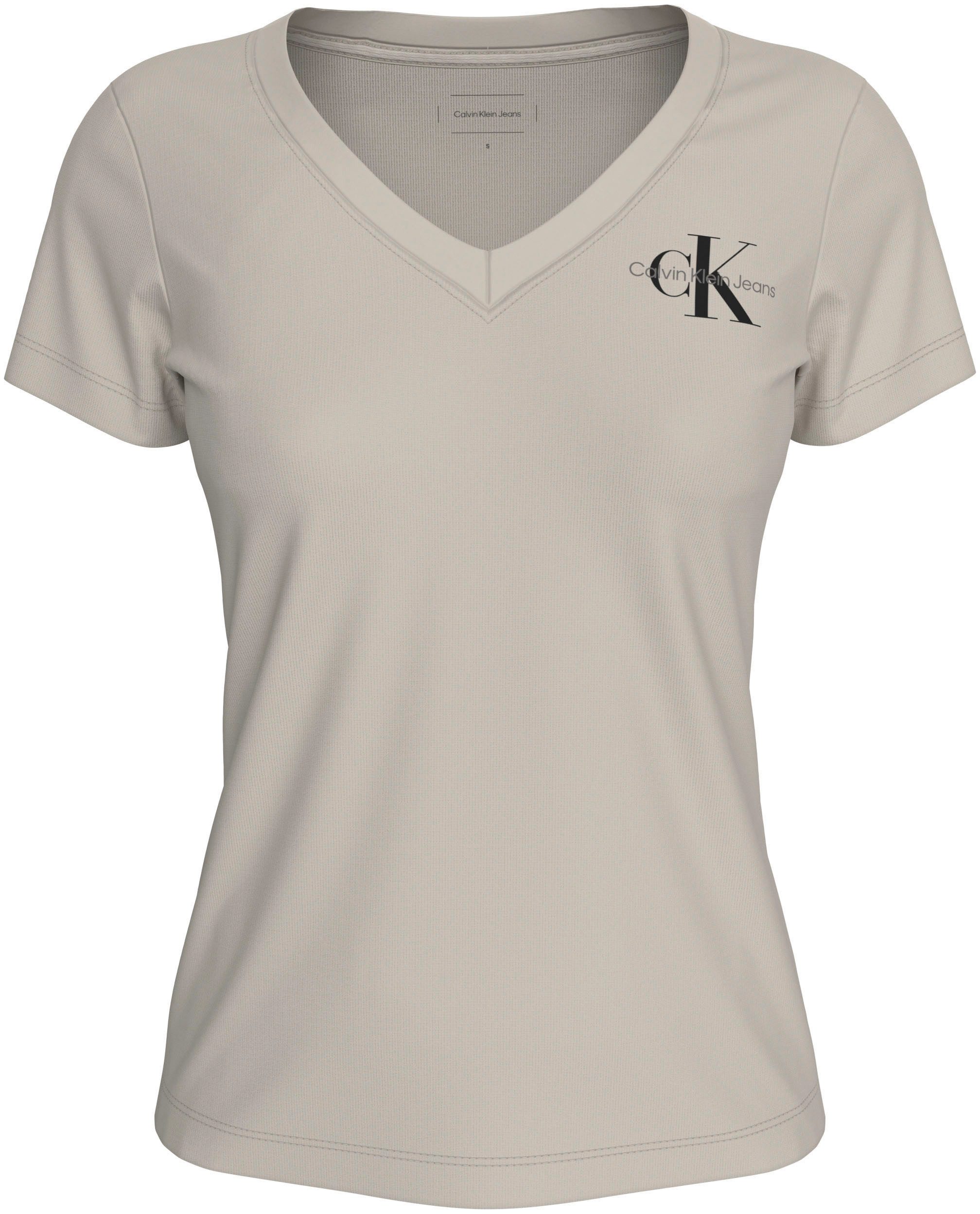Calvin Klein T-shirt 2-PACK MONOLOGO V-NECK TEE (Set van 2)