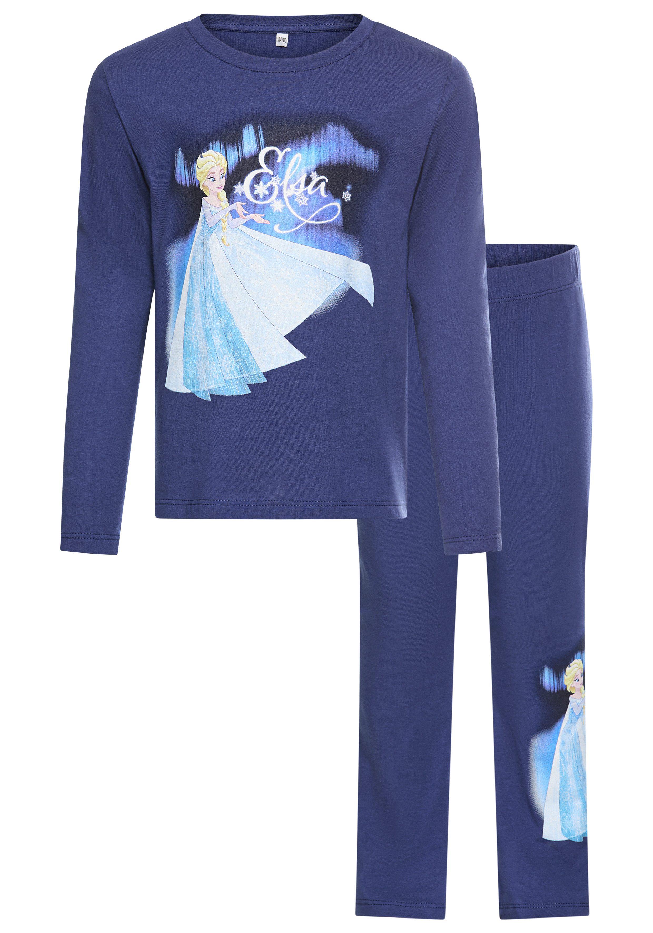 KIDSWORLD Shirt met lange mouwen & legging Disney SET Frozen: ELSA (set, 2-delig)