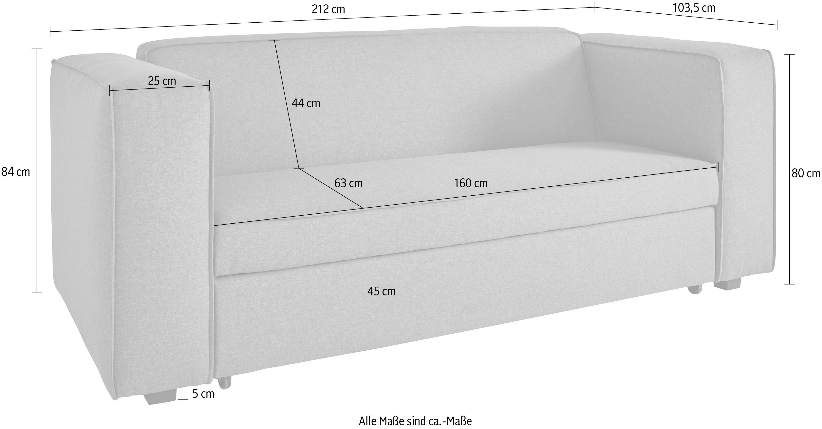 Guido Maria Kretschmer Home&Living Slaapbank Asmund, design slaapbank, comfortabele bediening