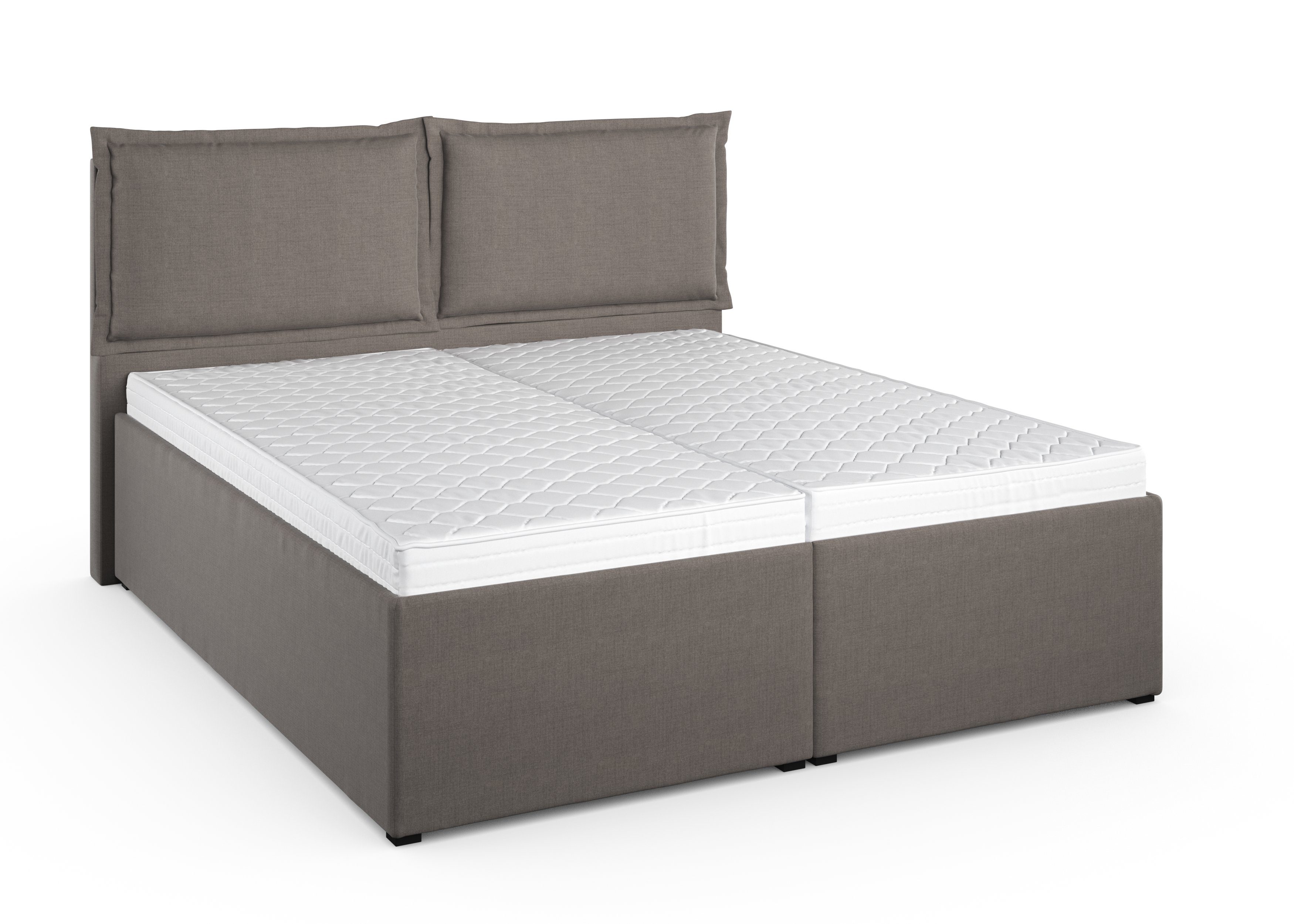 Maintal Gestoffeerd bed Lyara naar keuze zonder matras of kies uit 3 matrassoorten