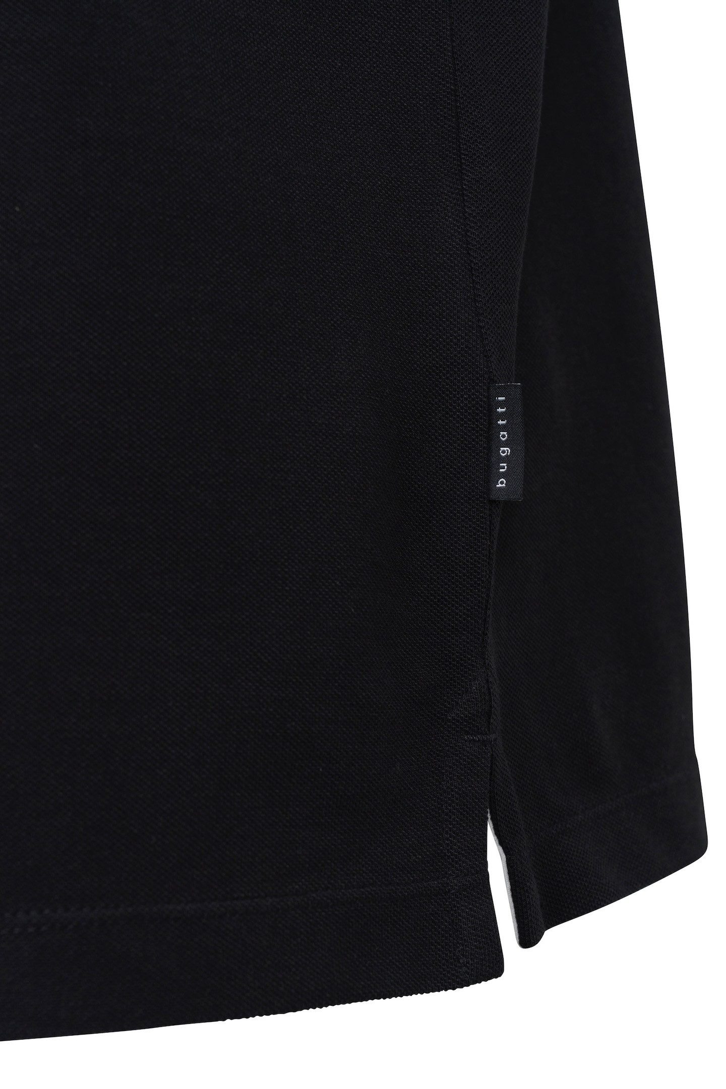 Bugatti Poloshirt met contraststrepen en borstborduursel