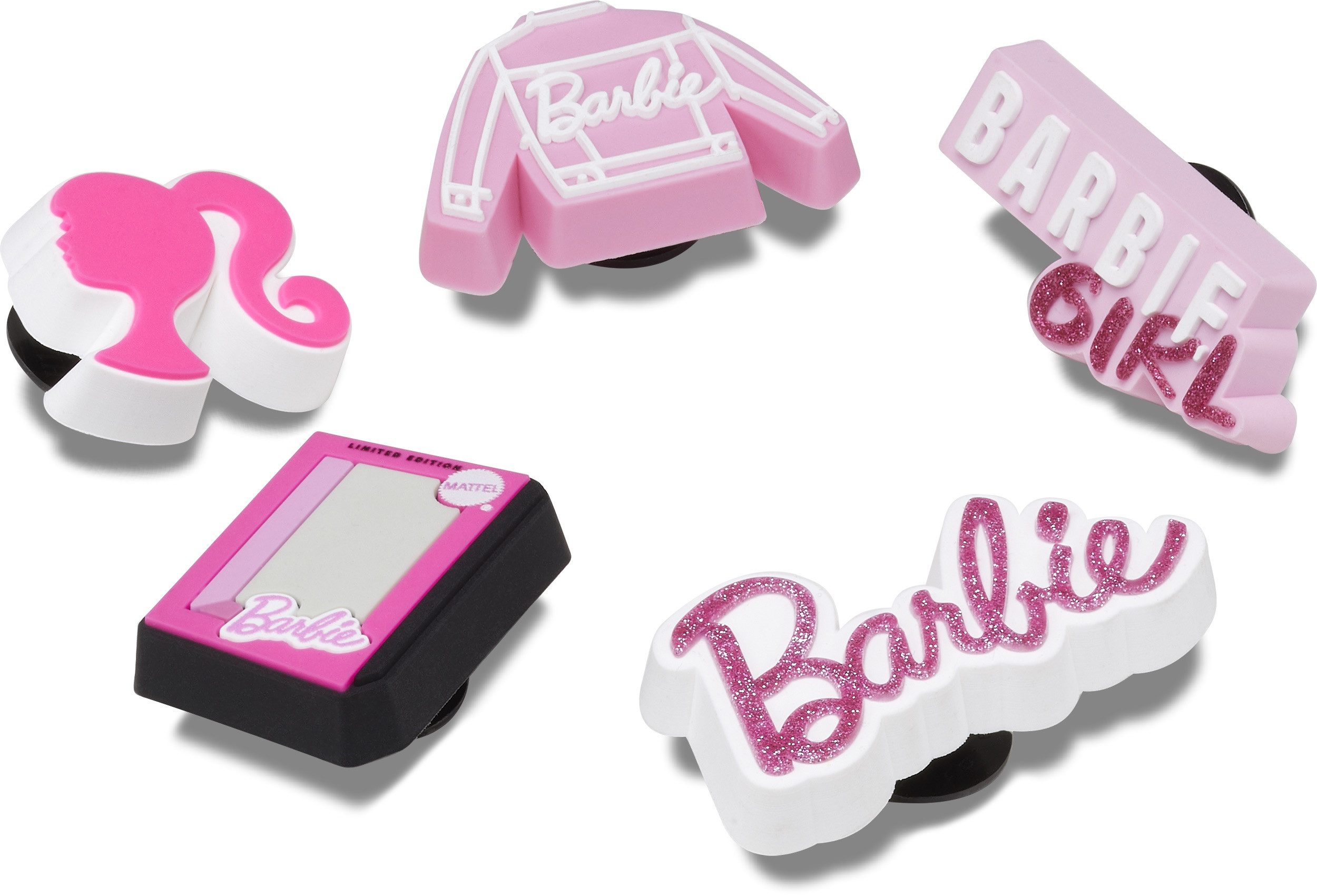 Crocs Schoenbutton Jibbitz™ Barbie (set, 5-delig, Geen speelgoed. Niet geschikt voor kinderen jonger dan 3 jaar)
