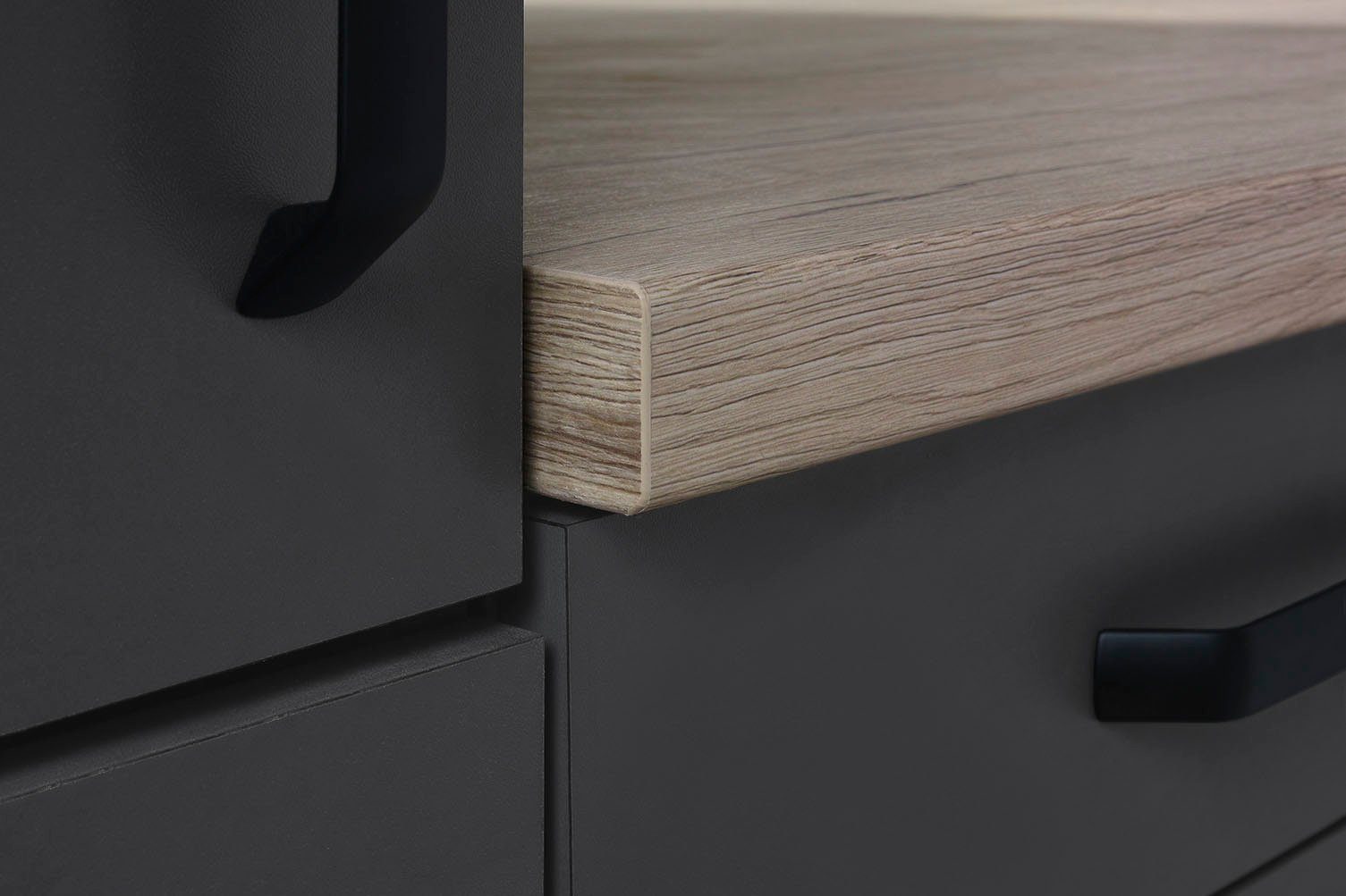 wiho Küchen Hoekkeuken "Simi", met verstelbare voeten, optioneel met elektrische apparaten Soft-close functie in lades & uittrekelementen, opstelbreedte 315/175 cm