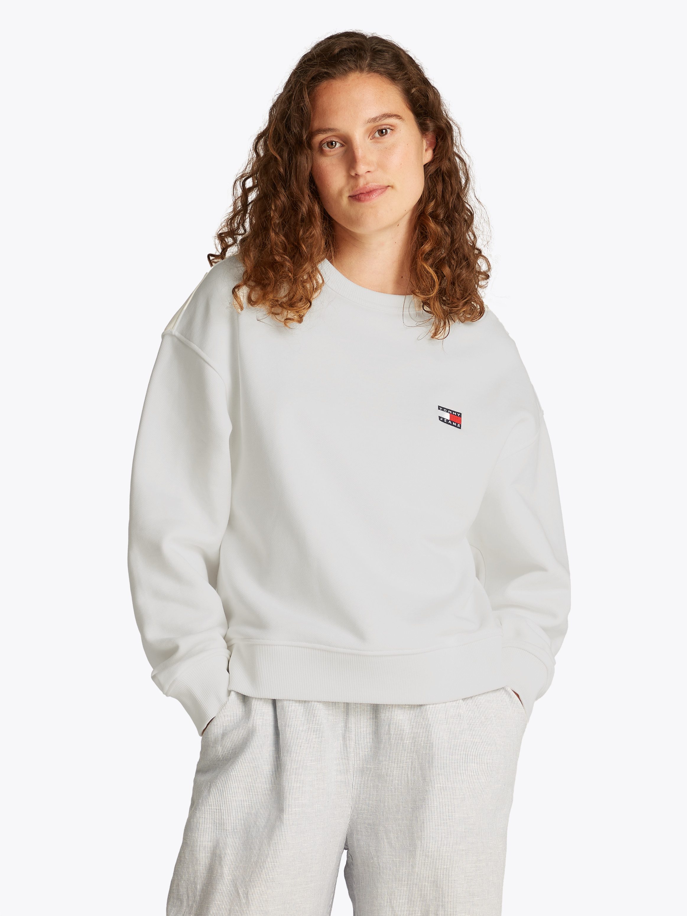 TOMMY JEANS Sweatshirt TJW BXY BADGE CREW