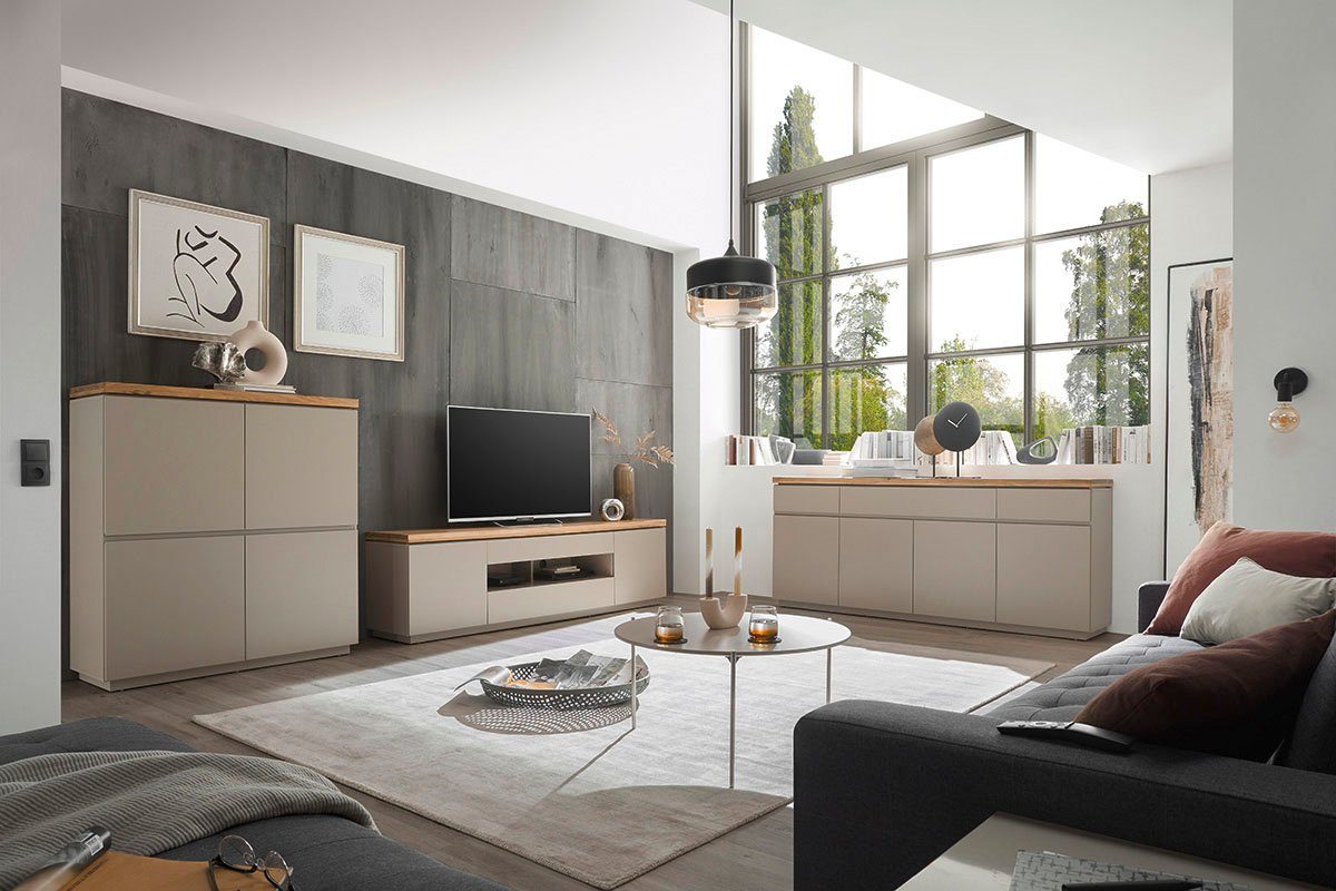 MCA furniture Tv-meubel PALAMOS Lowboard Deuren met demping/ soft-close