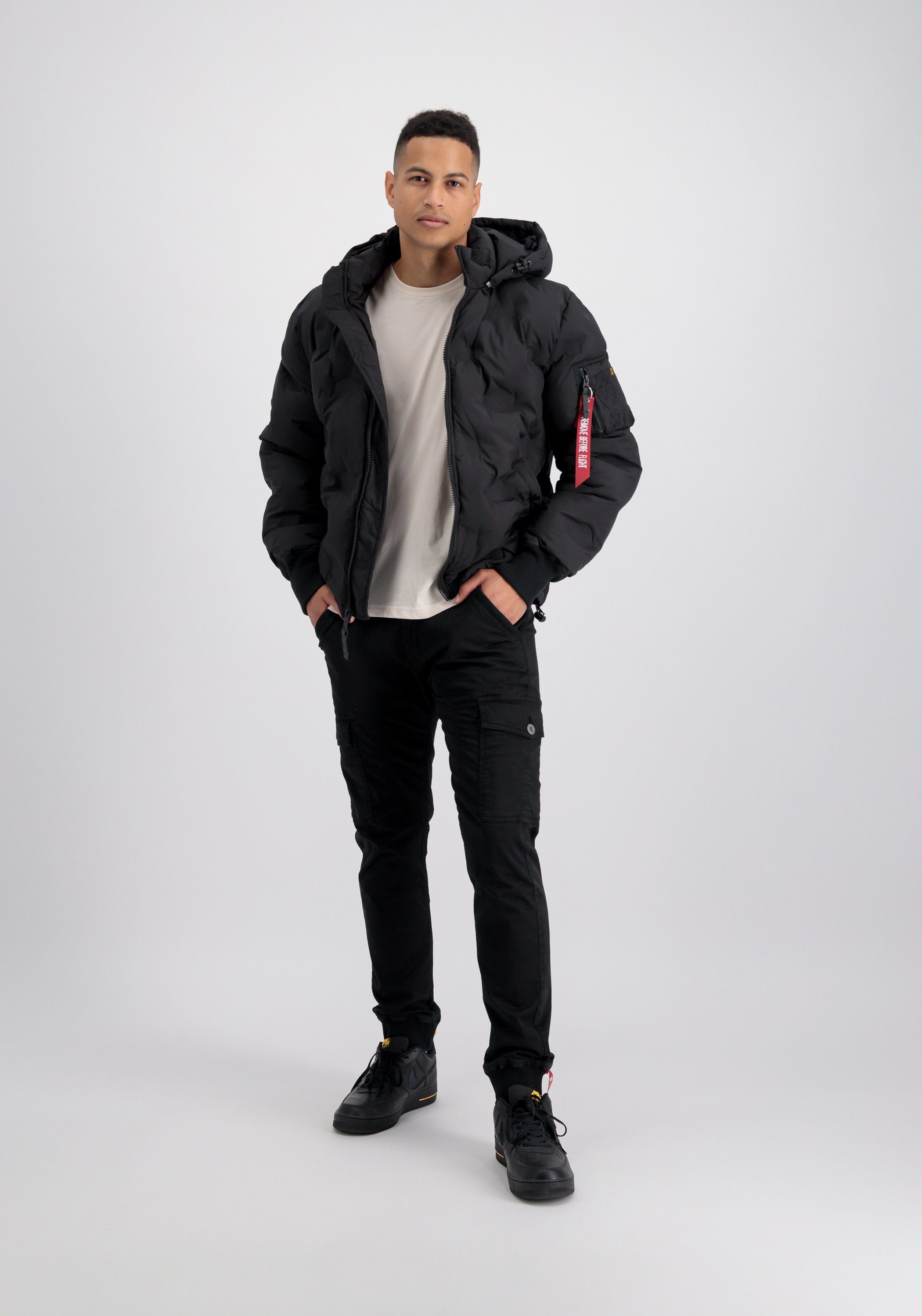 Alpha Industries Winterjack HOODED LOGO PUFFER