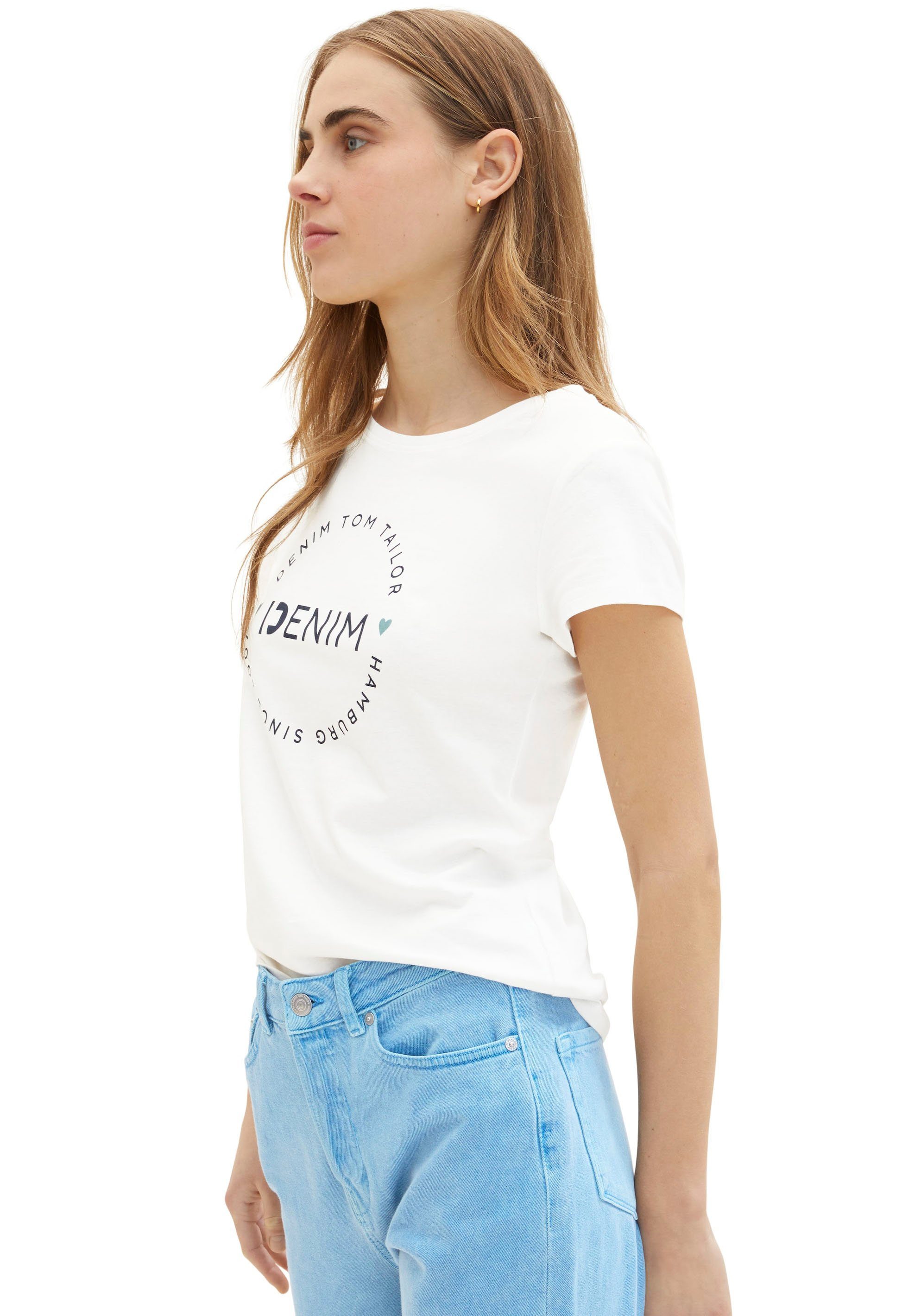 Tom Tailor Denim T-shirt (set, 2-delig, 2 stuks)