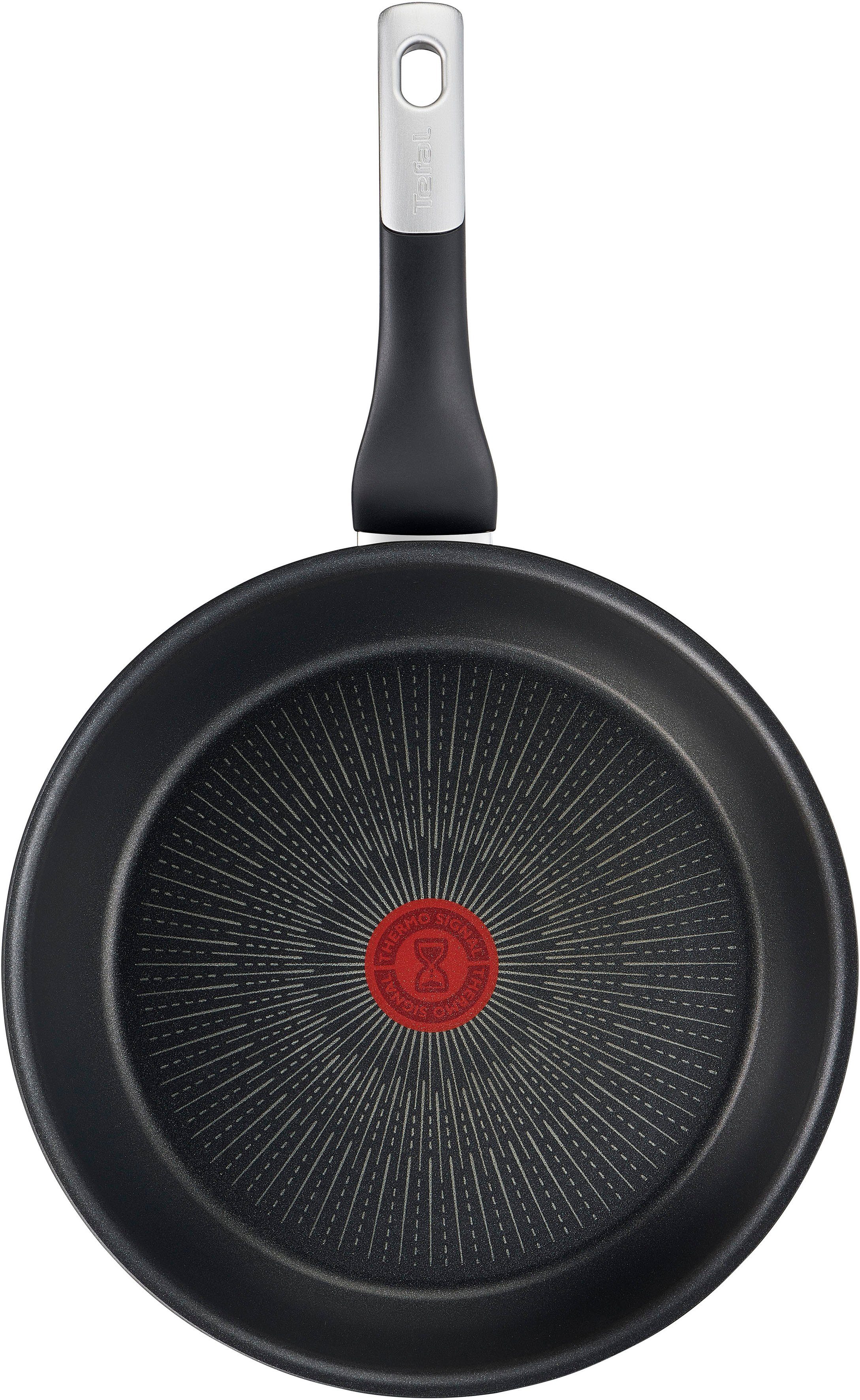 Tefal Koekenpan Unlimited kratzbestendig, inductiepan, temperatuurindicator, gemaakt in frankrijk (1-delig)