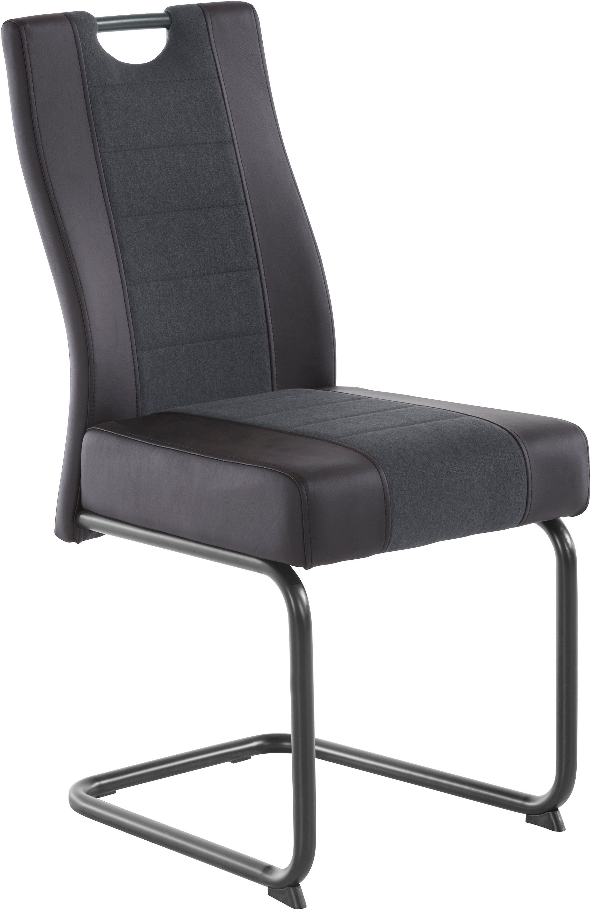 HELA Eethoek bestaand uit 4x stoel erika & 1x tafel ariana uittrekbaar (set, 5-delig)