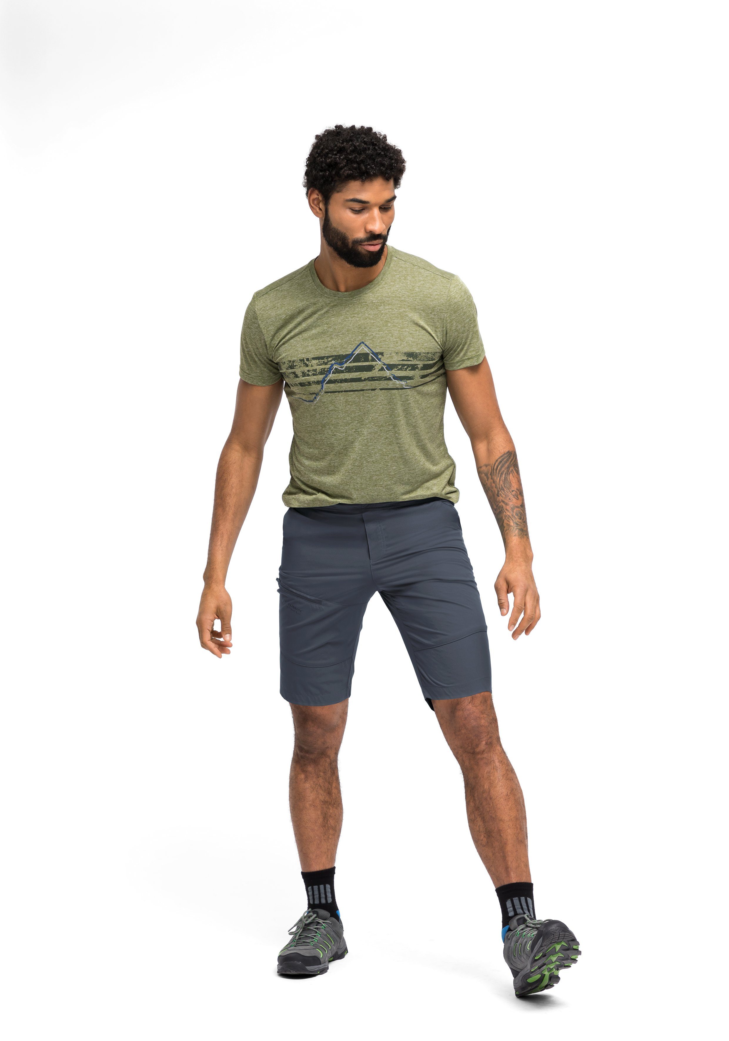 Maier Sports Functionele short Fortunit L.B. M Heren shorts, korte outdoorbroek, bermuda met losse pasvorm