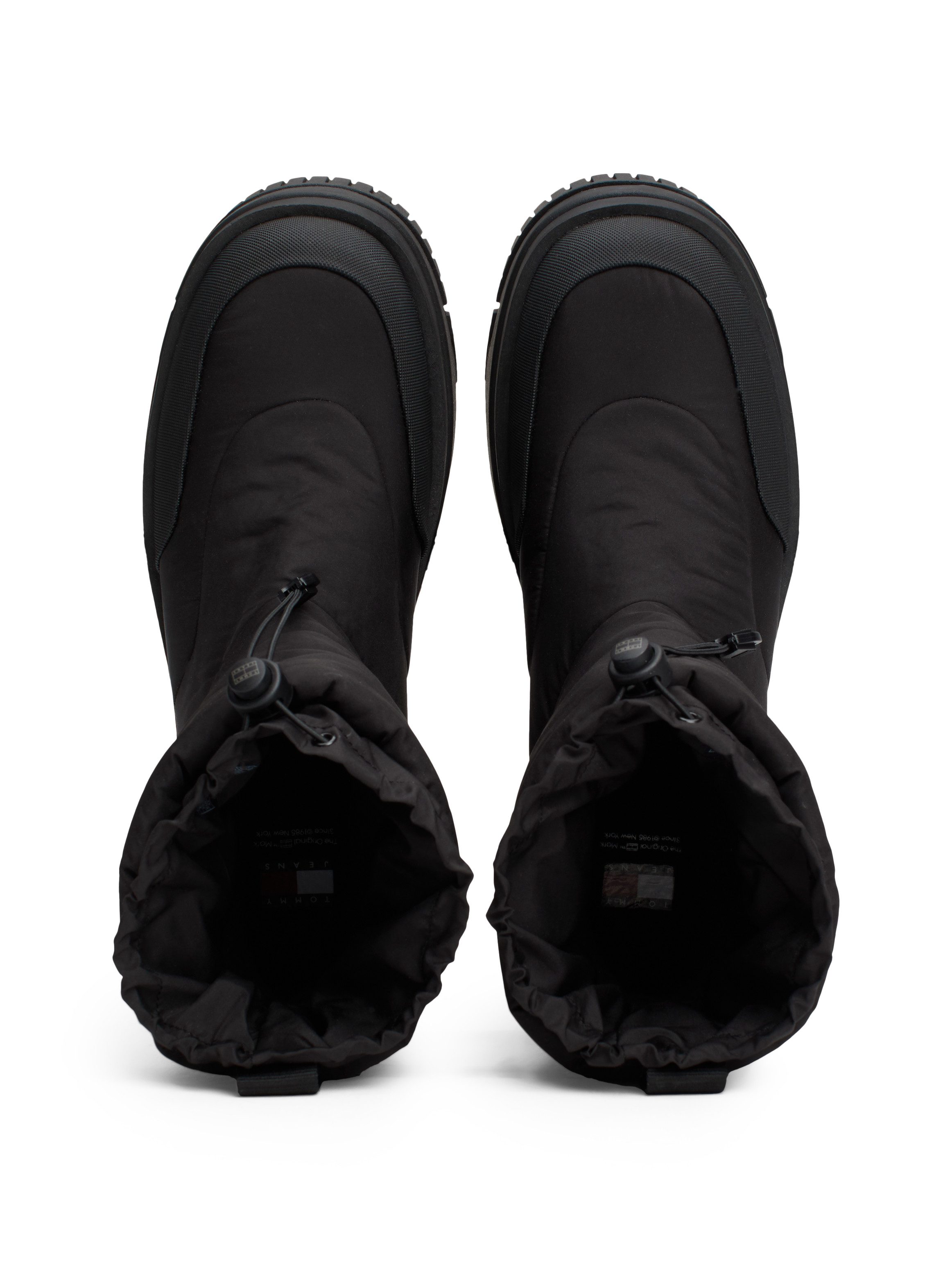 TOMMY JEANS Snowboots TJM SNOW BOOT , plateau, sneeuwschoenen, outdoorschoen, laarzen om in te stappen, smalle vorm