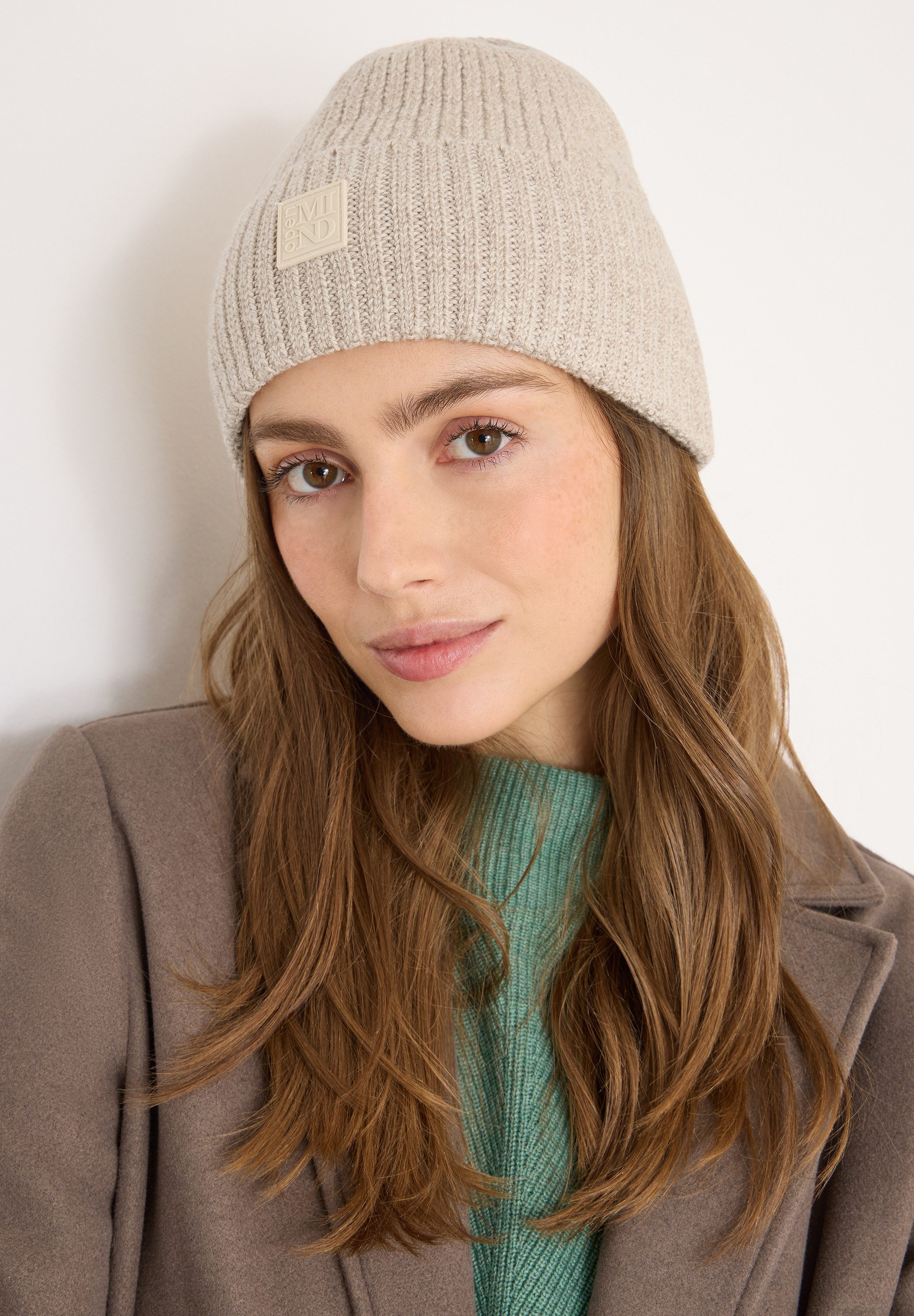 Cecil Gebreide muts Beanie in uni kleur