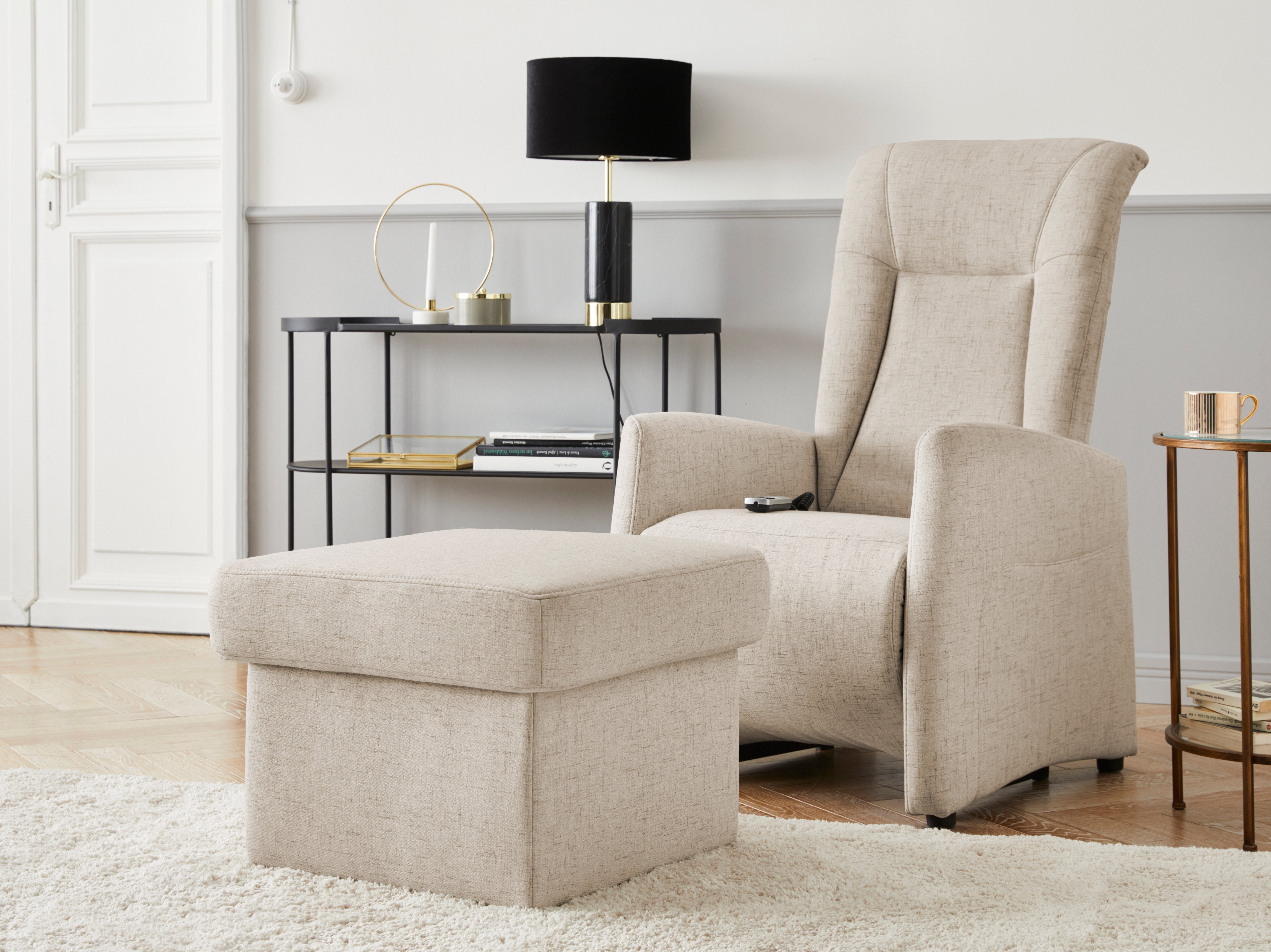 sit&more Relaxfauteuil MELISSA naar keuze elektrisch of handmatig verstelbaar, optioneel opstahulp