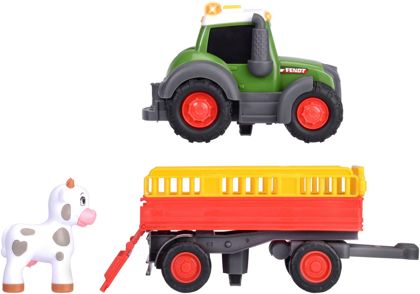 ABC Speelgoed-tractor ABC Fendti animal trailer