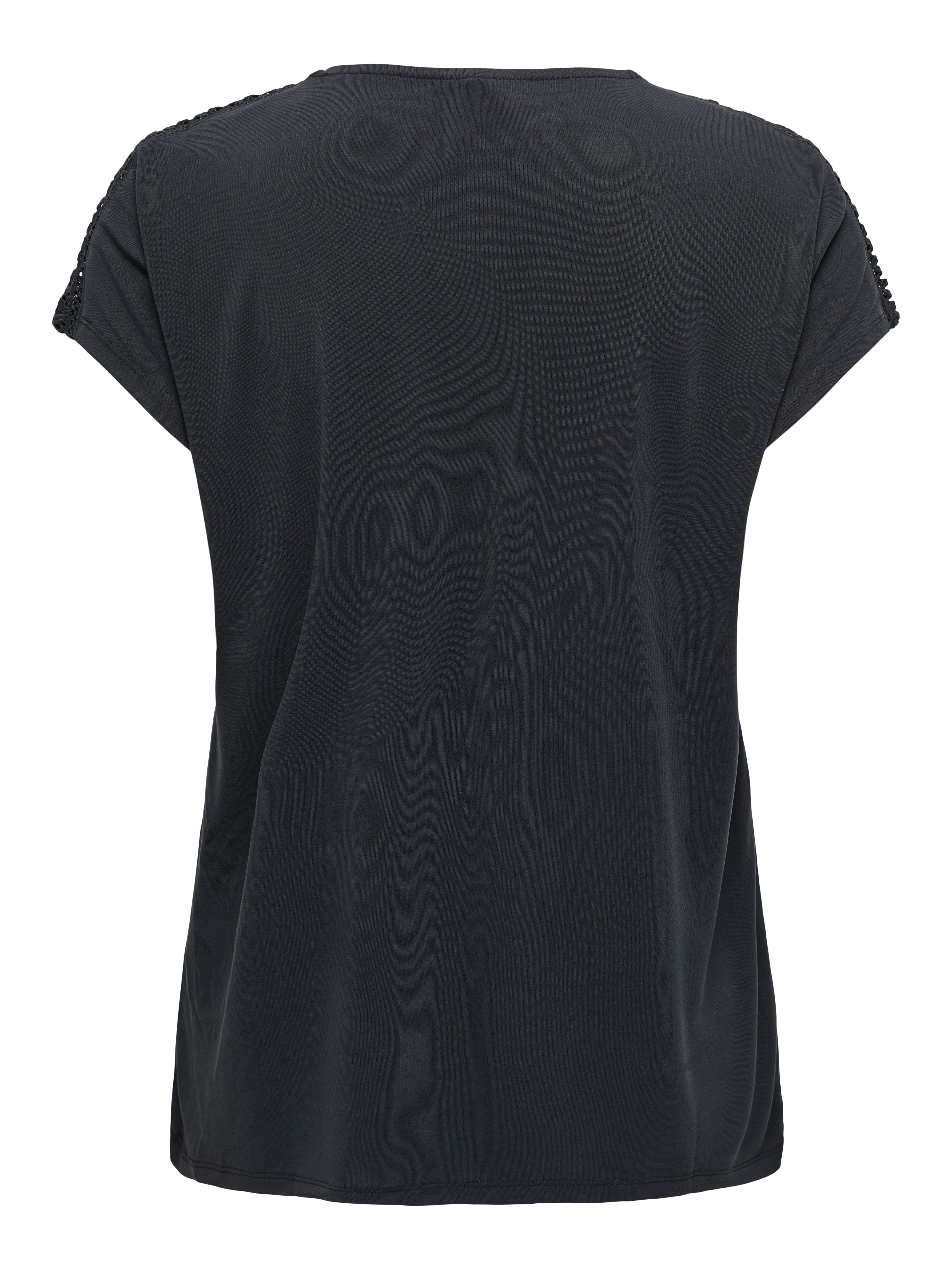 Only Shirt met korte mouwen ONLFREE LIFE CAPSLEEVE LACE TOP JRS