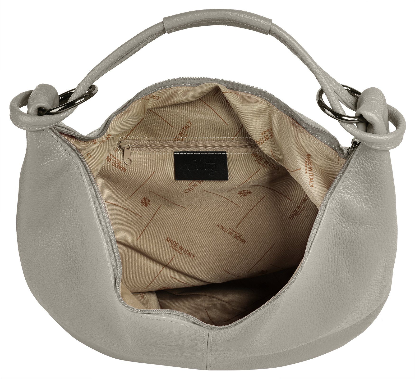 Cluty Shopper echt leer, made in italy