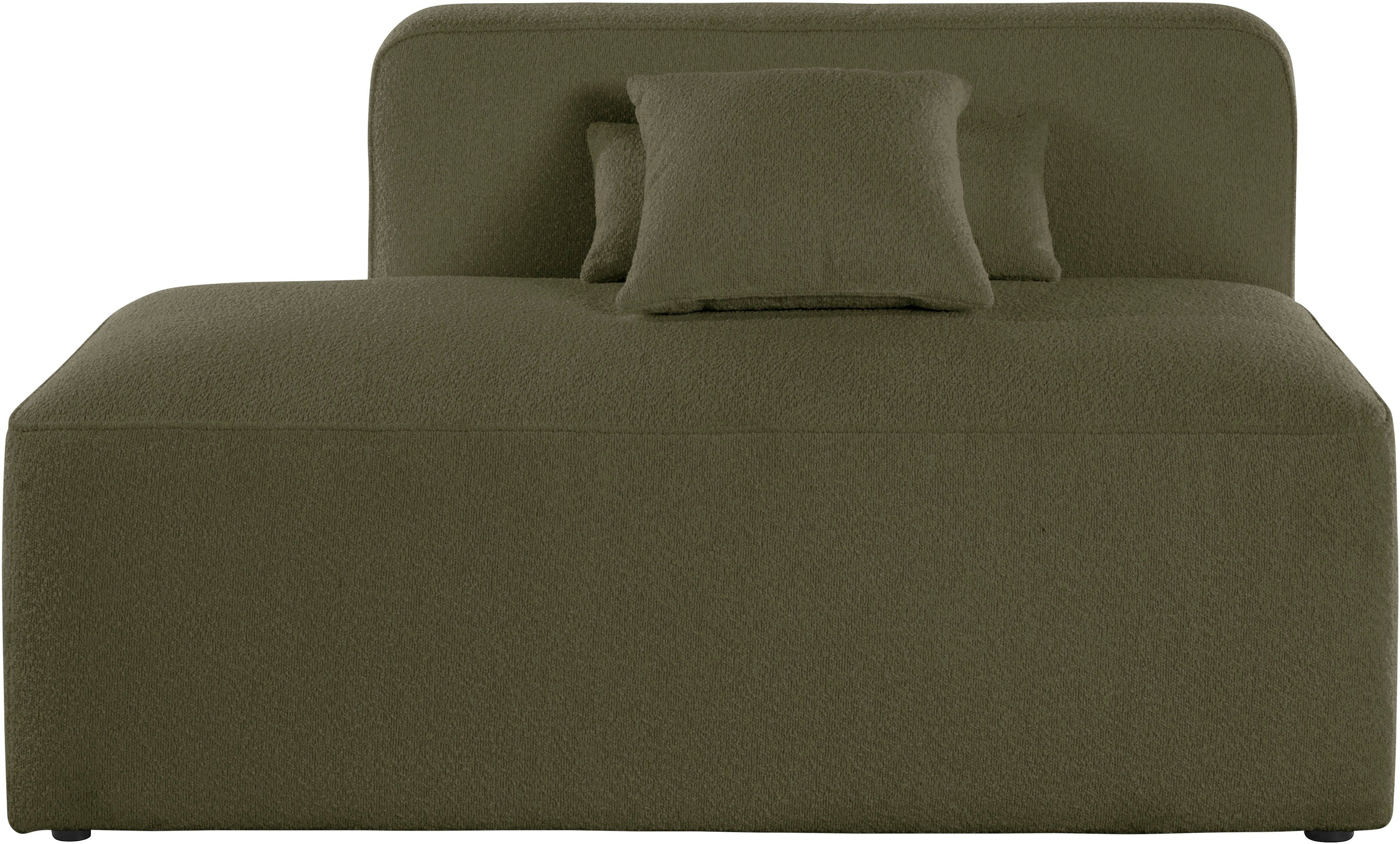 andas Récamier Sundstrup Moduleserie, individuele samenstelling groen, chaise longues, Recamiere links
