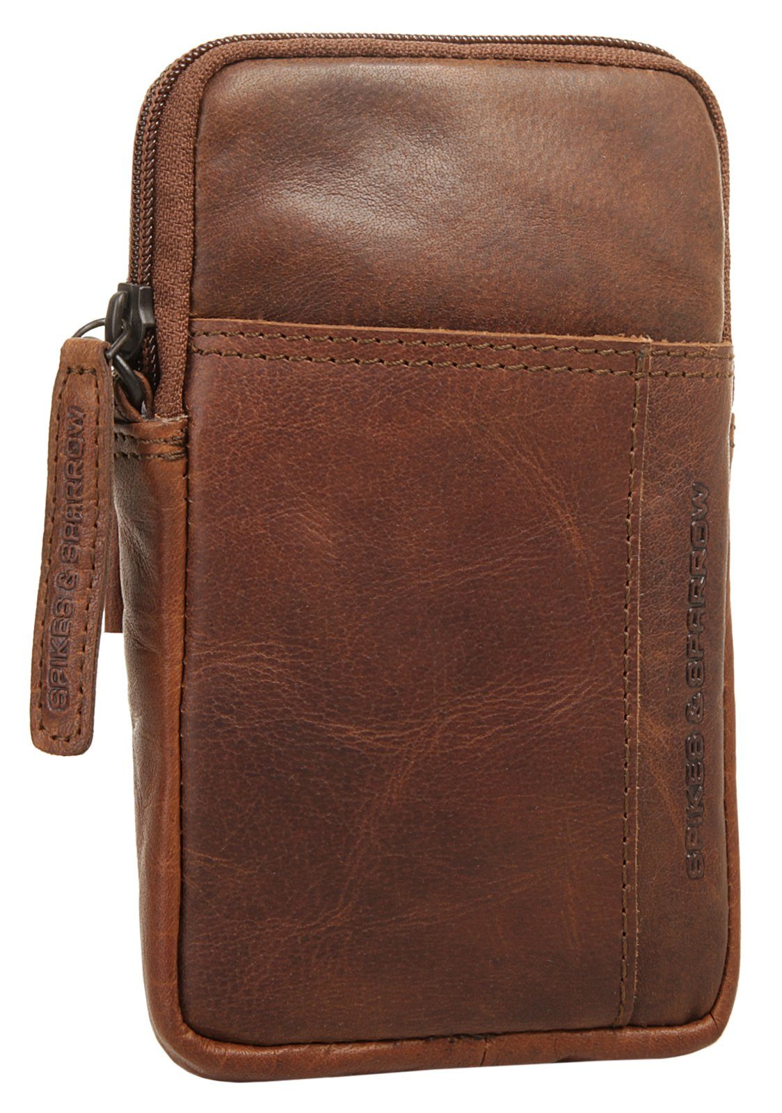 Spikes & Sparrow Schoudertas echt leder