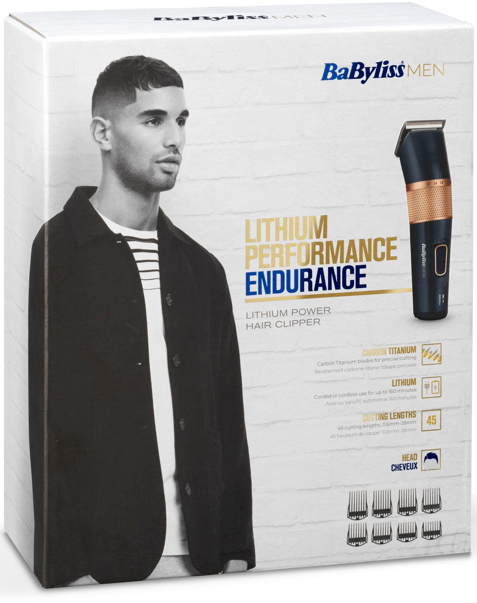Babyliss Tondeuse E986E MEN Lithium Power
