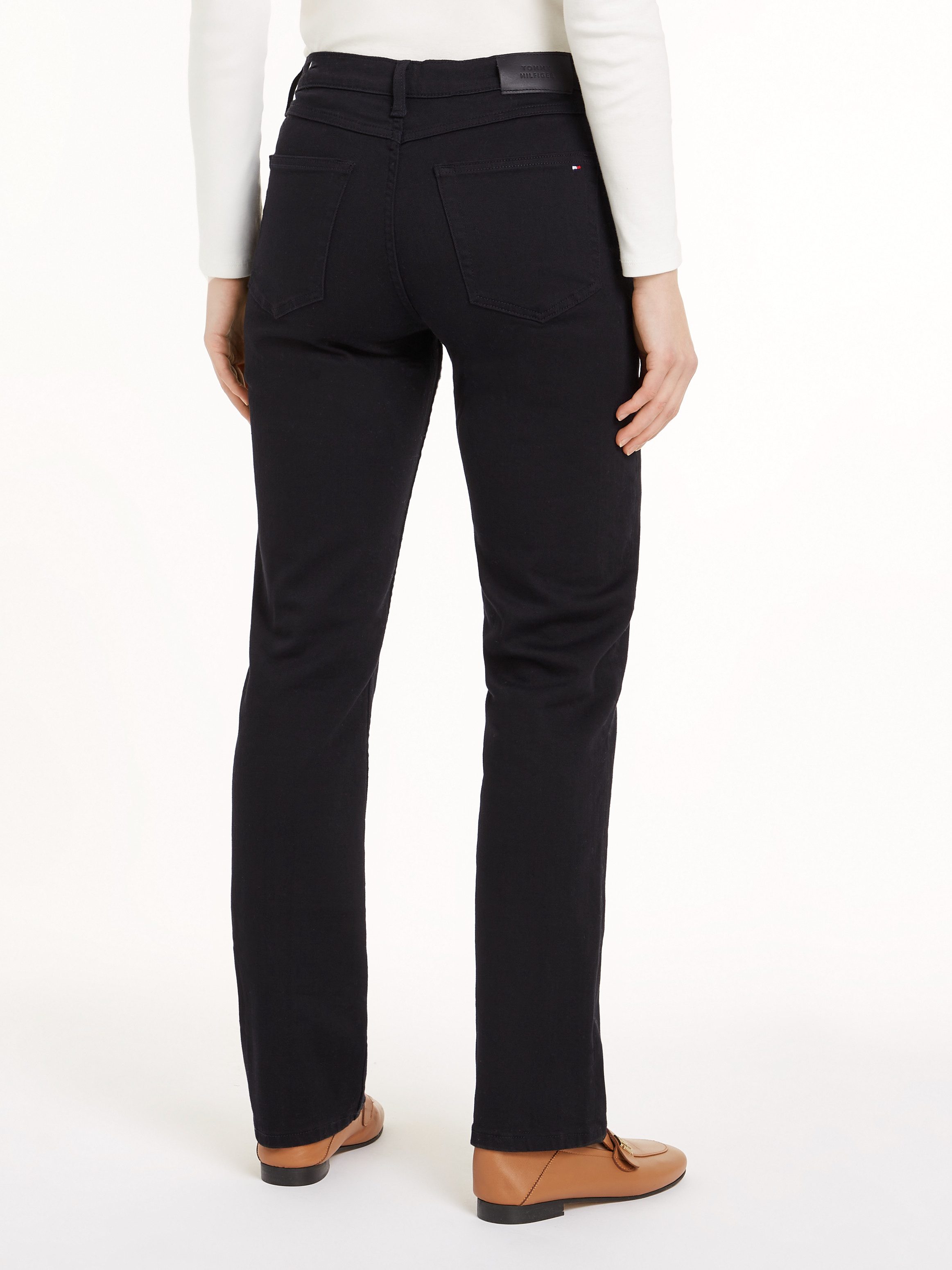 Tommy Hilfiger Straight jeans CLASSIC STRAIGHT RW STAY BLACK