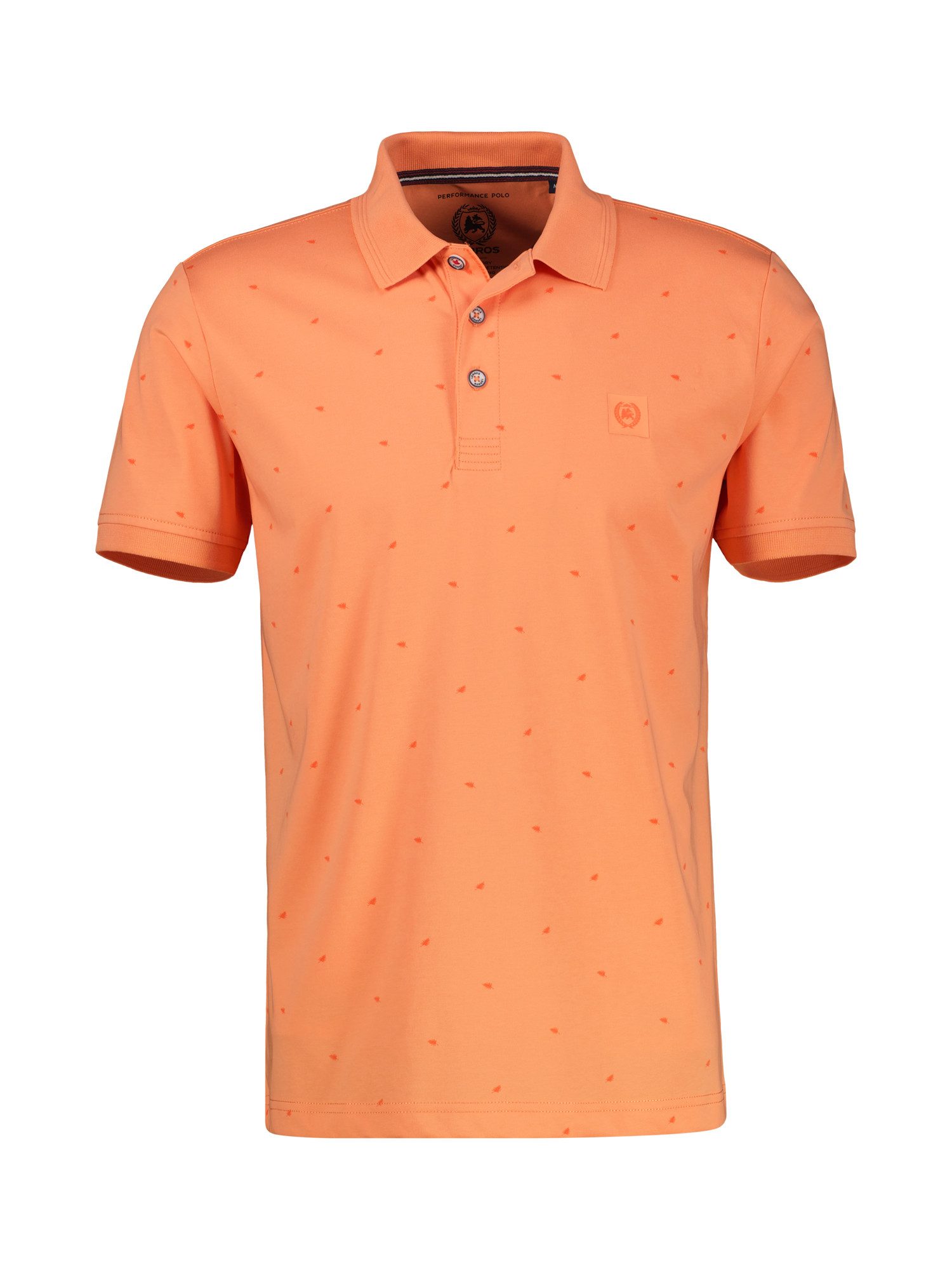 Lerros Poloshirt LERROS gemusterd COOL & DRY poloshirt