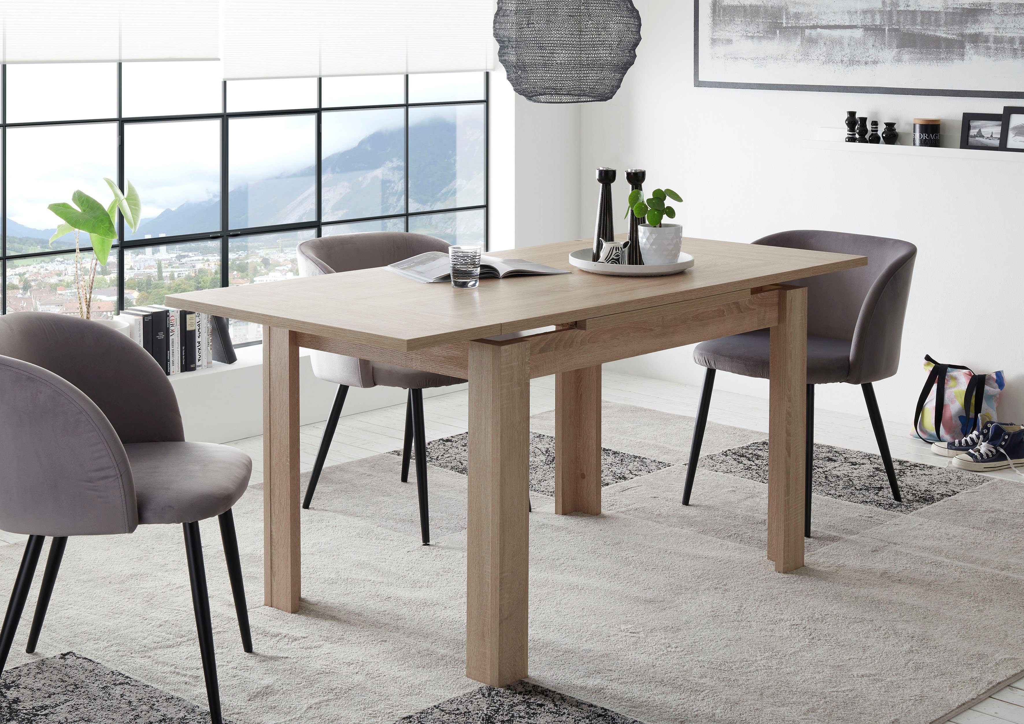 Mäusbacher Eettafel Monti BESTSELLER!, tafel, keukentafel, uitschuifbare tafel tot 280 cm