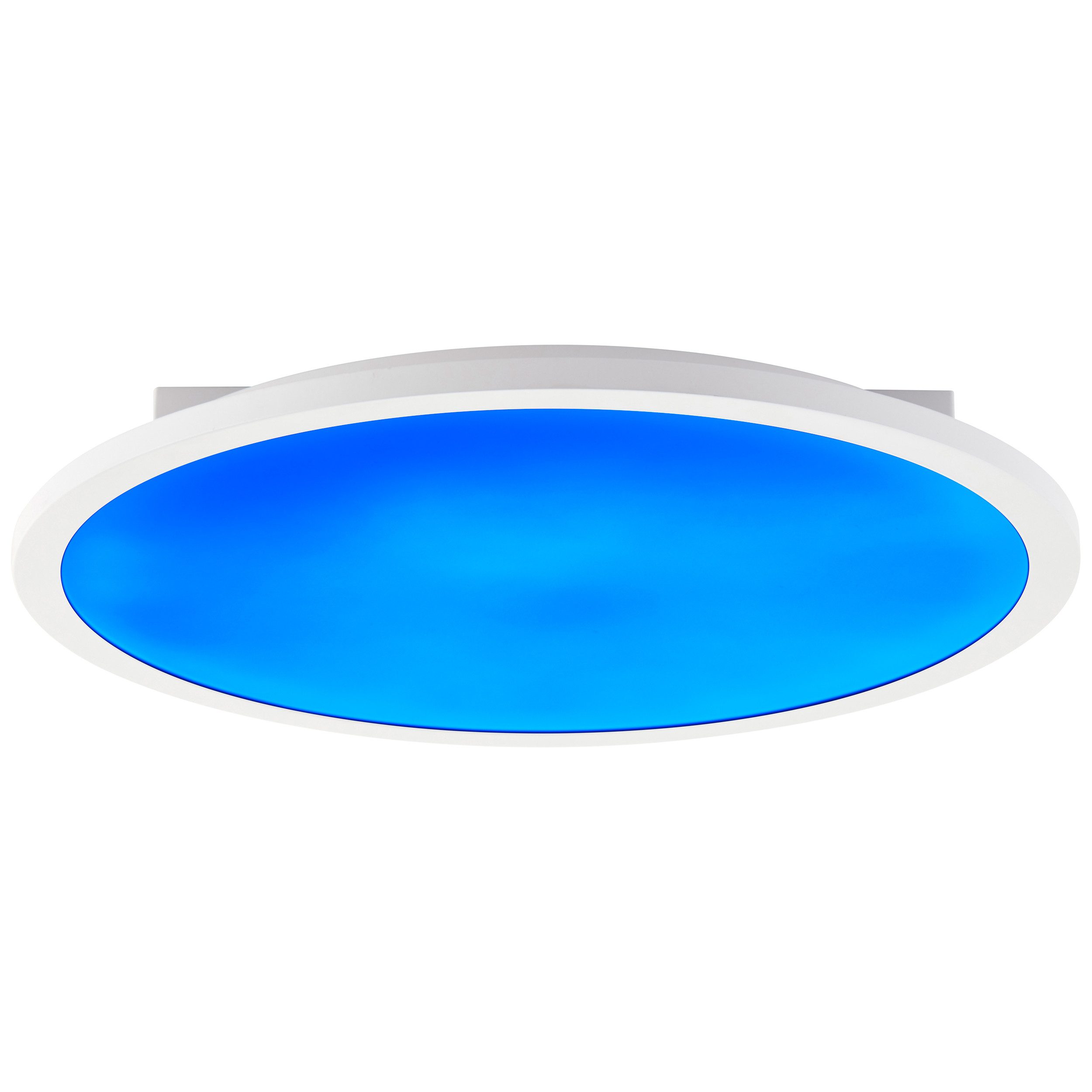 Brilliant Leuchten Led-plafondlamp Briston Ø 42 cm, 1900 lm, 3000-6500 K, IC-RGB, dimbaar, aluminium, wit