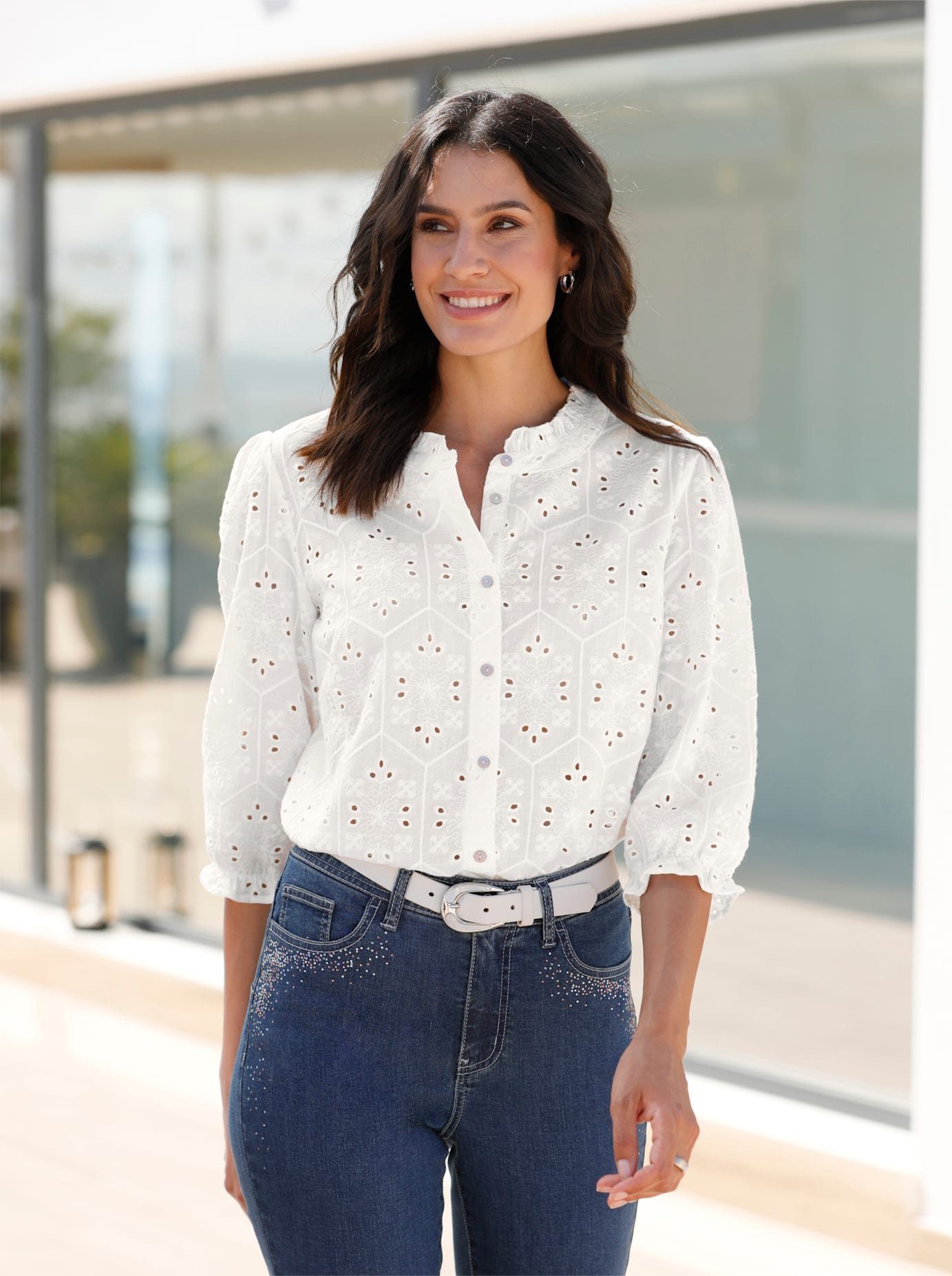 Classic Inspirationen Overhemdblouse