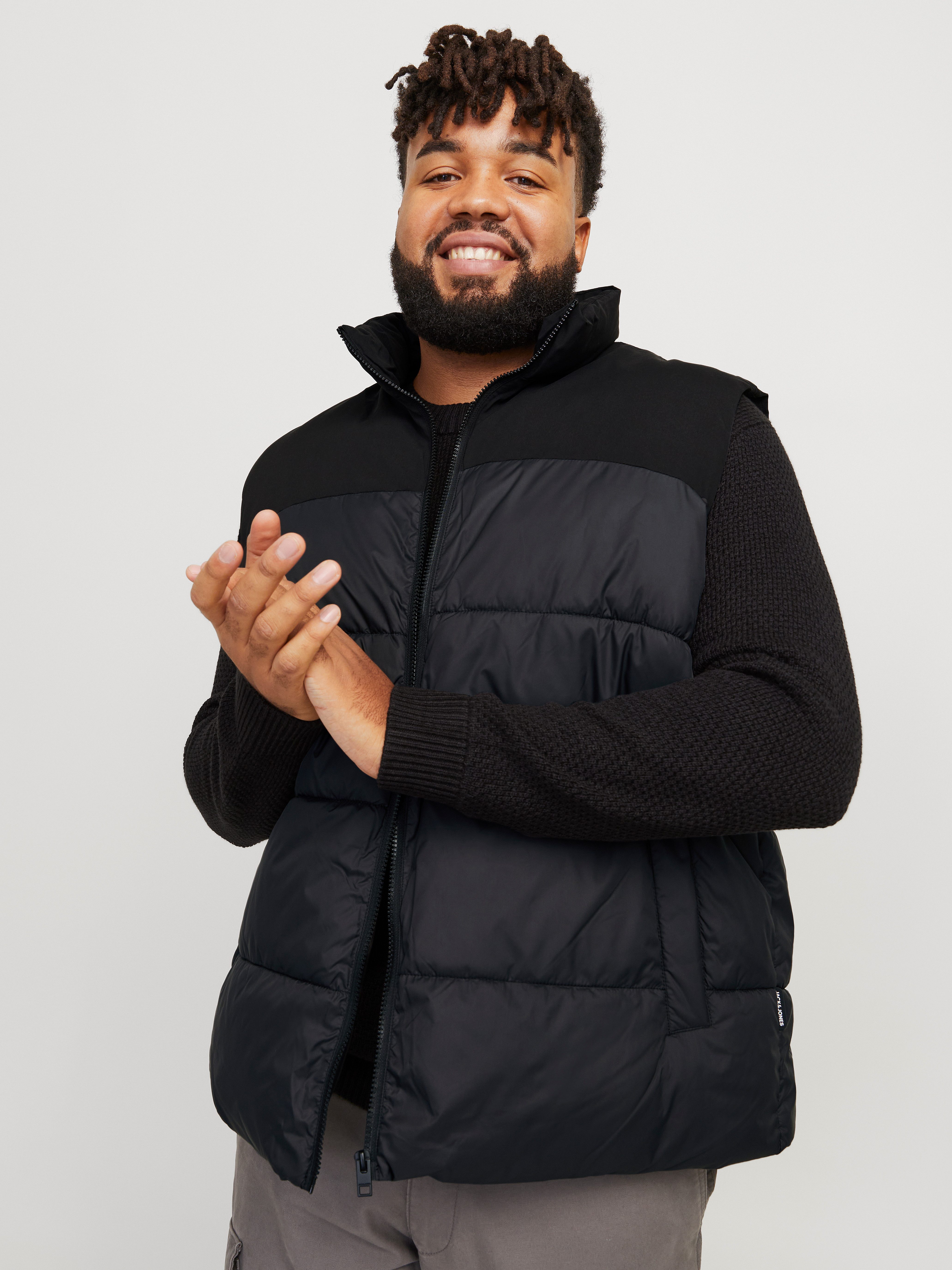 Jack & Jones PlusSize Bodywarmer JJMOON BODYWARMER STAND COLLAR PLS