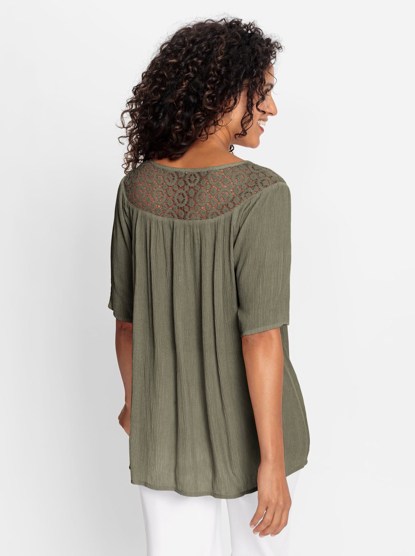 Classic Inspirationen Blouse met korte mouwen