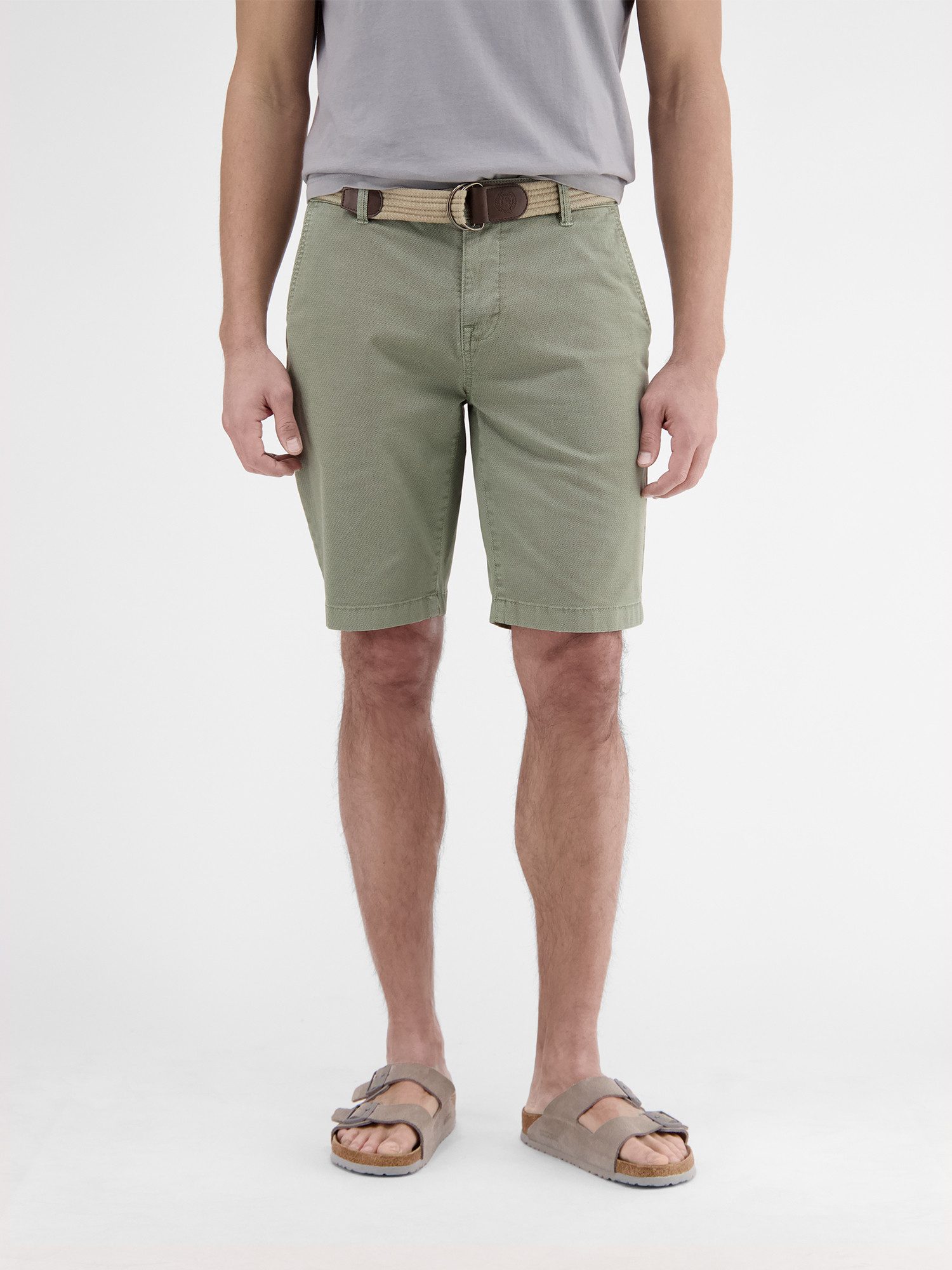 Lerros Bermuda LERROS chino bermuda met riem (set)