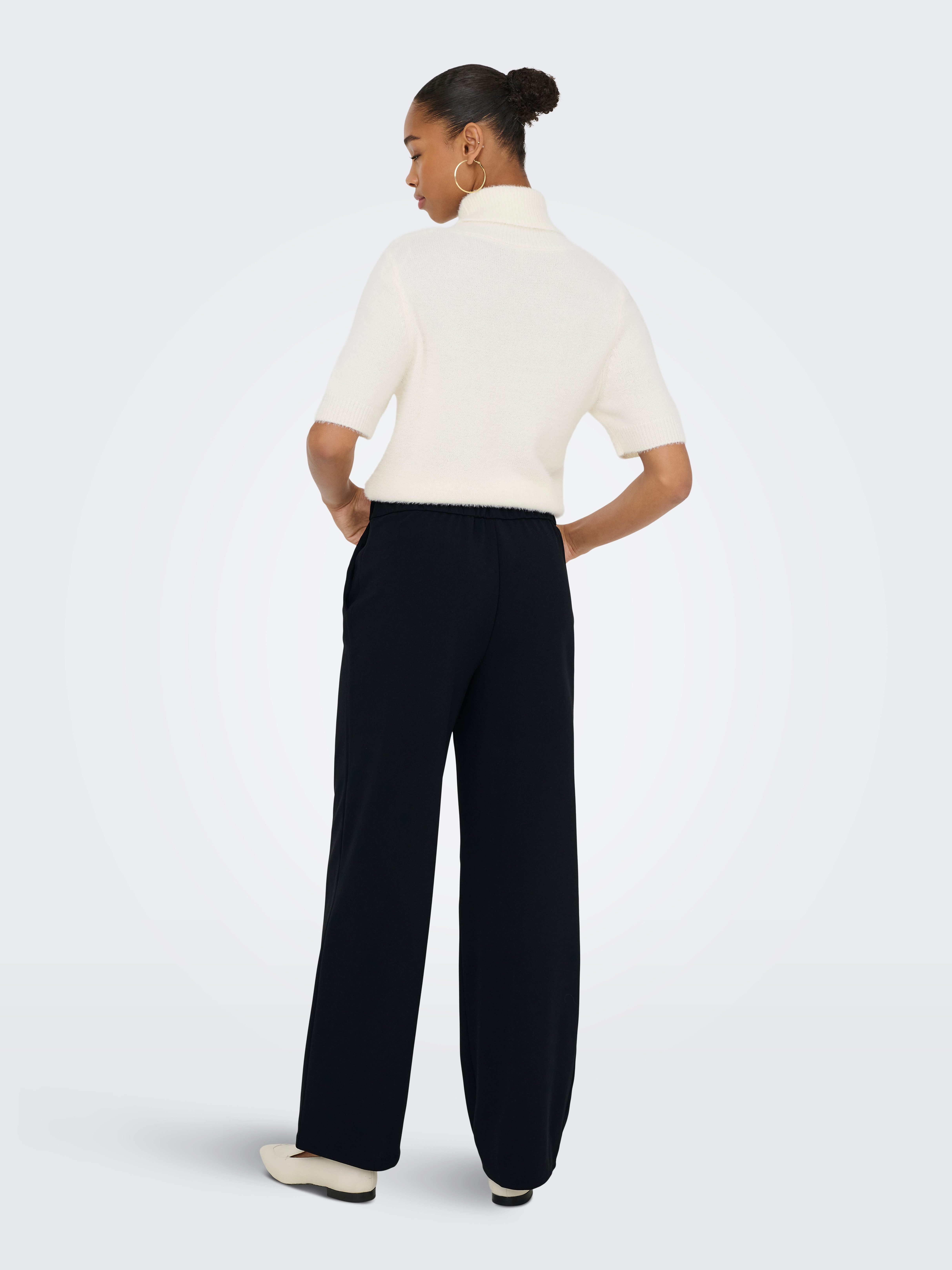 Only Comfortbroek ONLRINA BUTTON PANT JRS NOOS