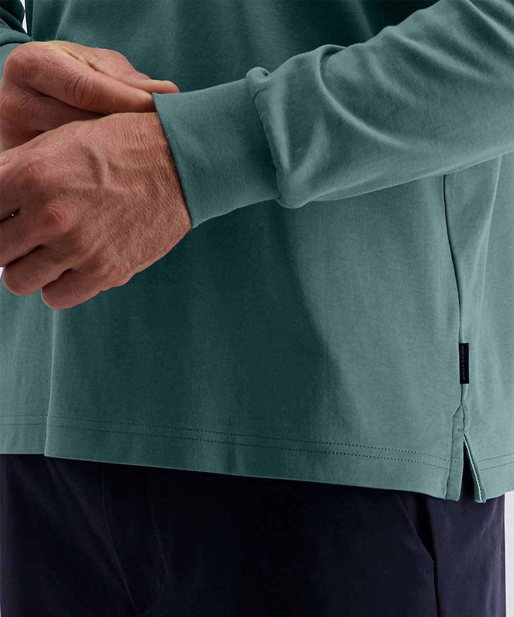 Pierre Cardin Poloshirt met lange mouwen