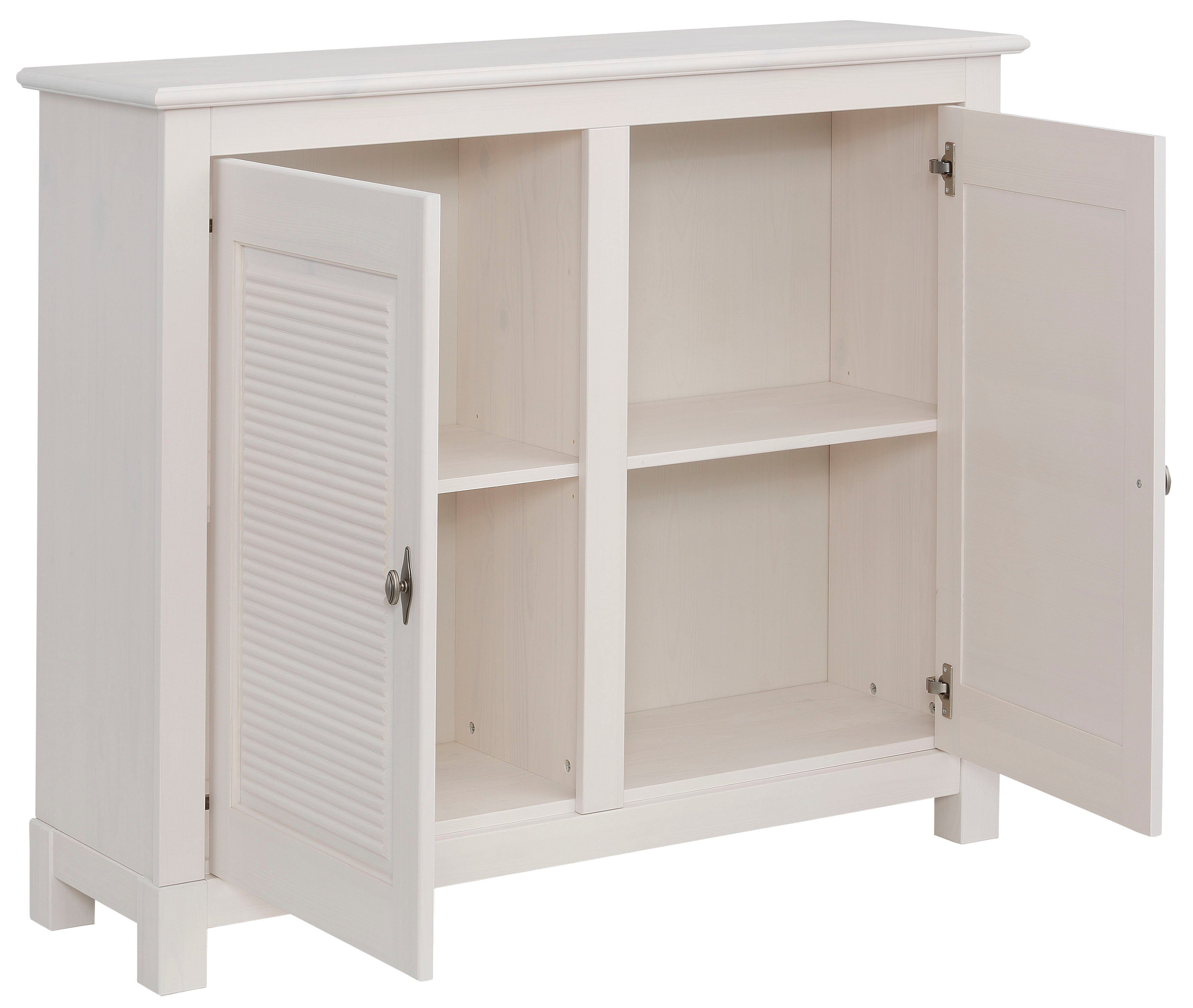Home affaire Kast Rauna Breedte 118 cm, van massief grenen