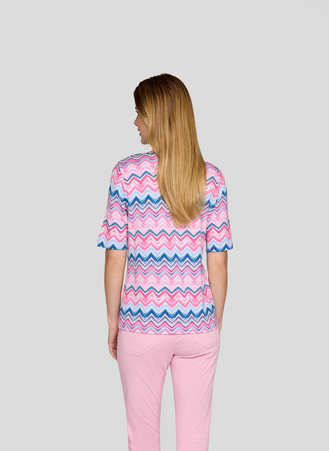 Rabe Shirt met ronde hals met grafisch patroon