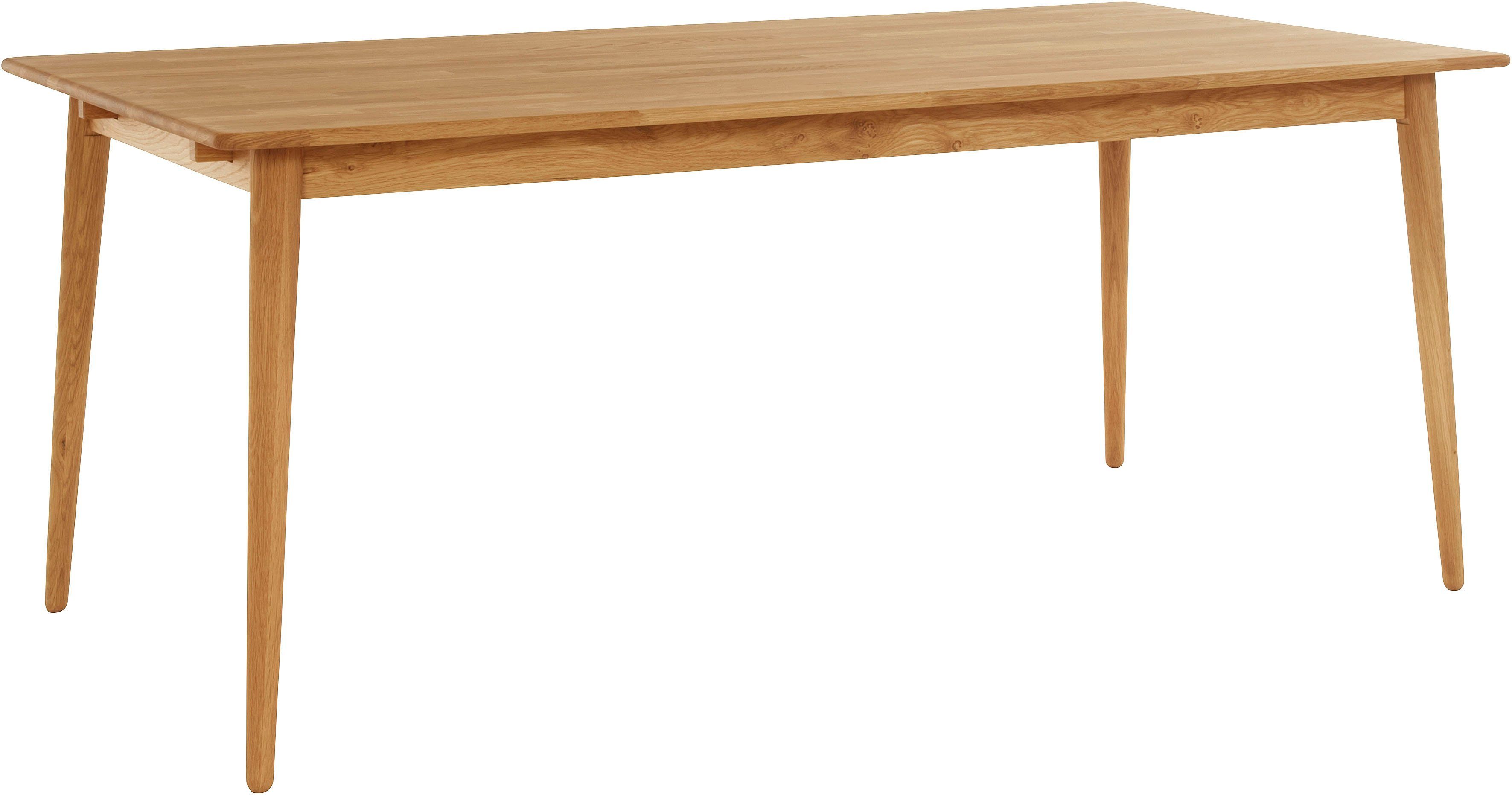 andas Eettafel Toarp Massief eikenhout eettafel in Scandi look, FSC-gecertificeerd