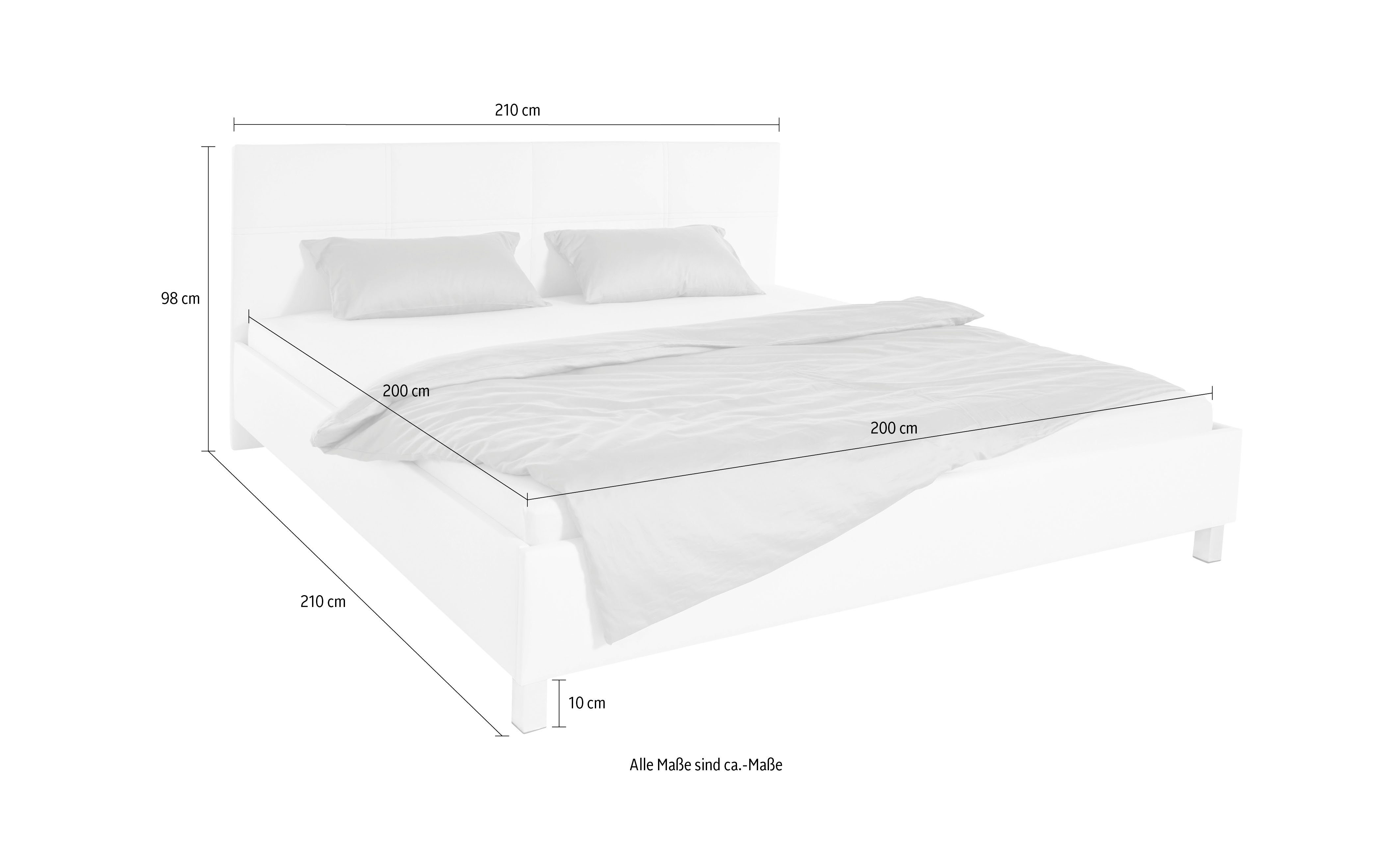 Westfalia Polsterbetten Gestoffeerd bed