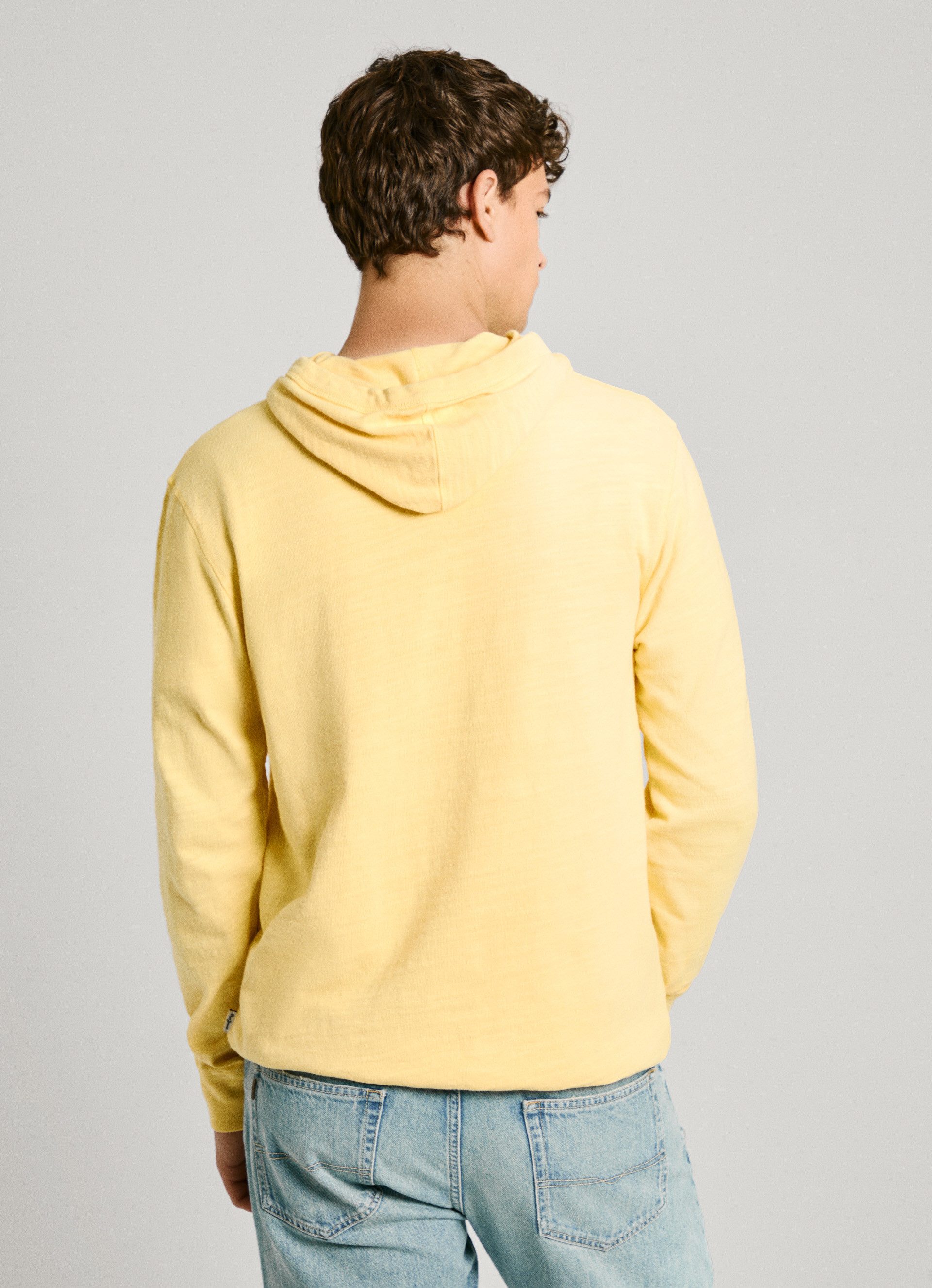Pepe Jeans Capuchonshirt ABRAHAM met verstelbare band aan de zoom