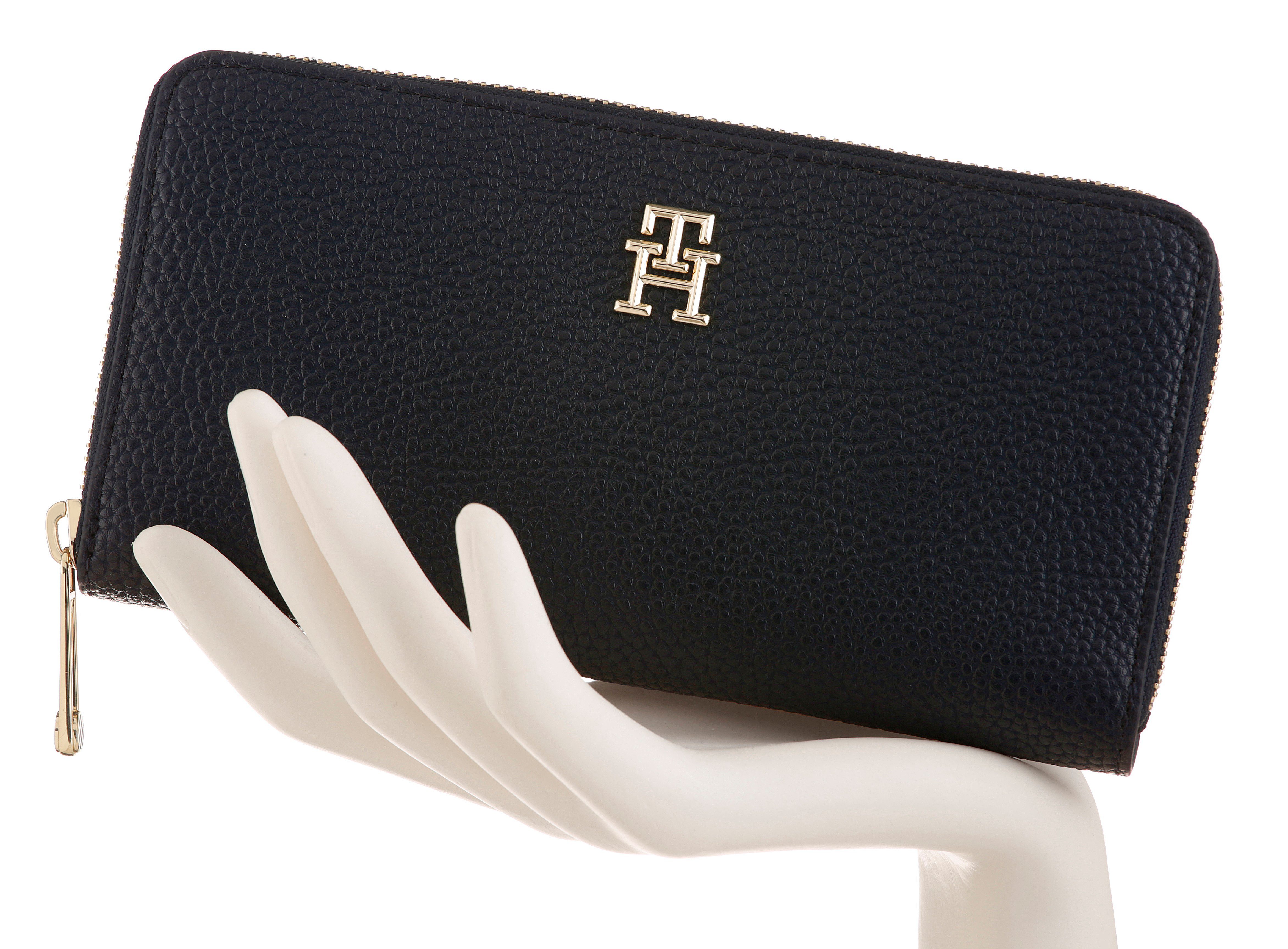 Tommy Hilfiger Portemonnee TH EMBLEM LARGE ZA met th-embleem aan de voorkant