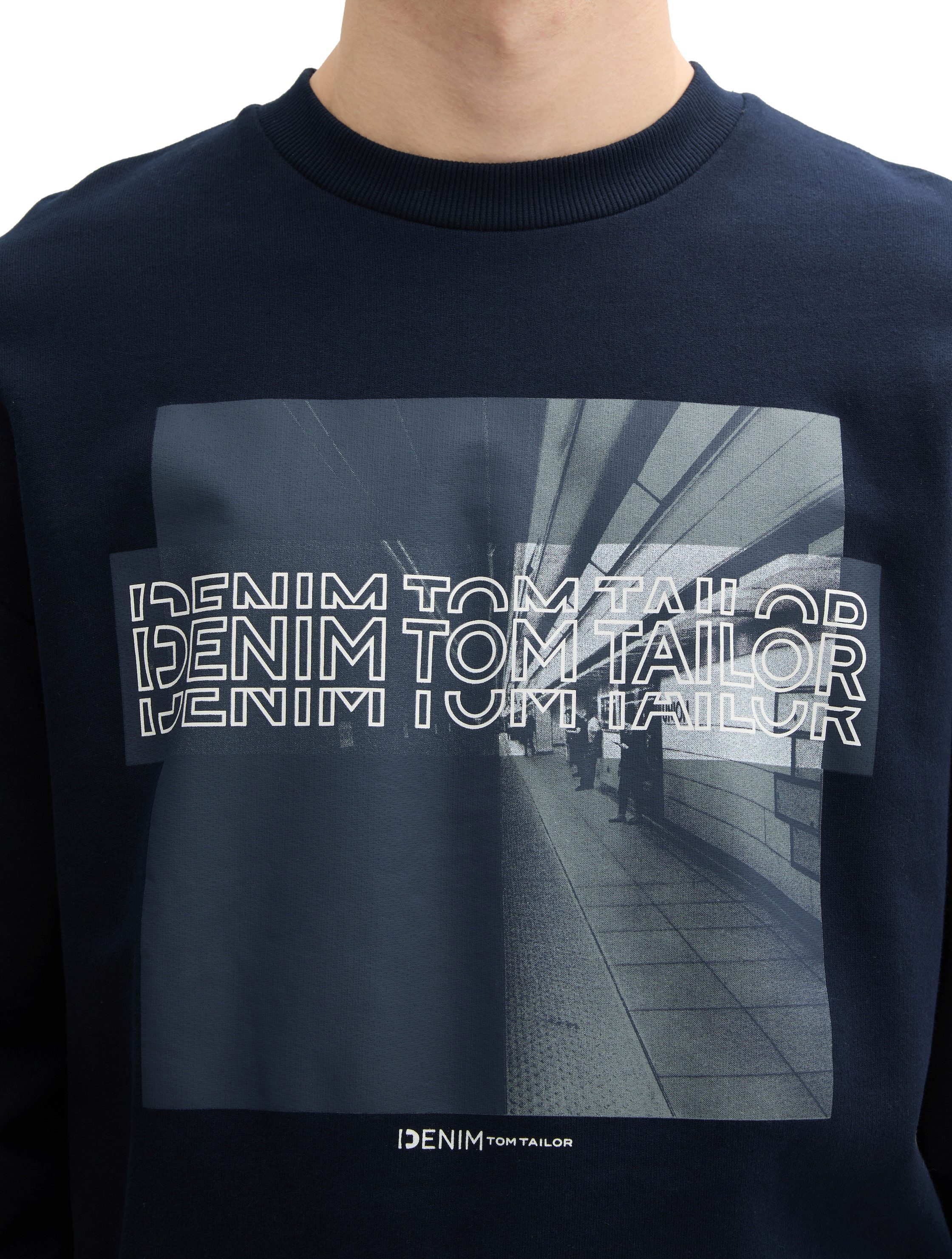 Tom Tailor Denim Sweatshirt met frontprint