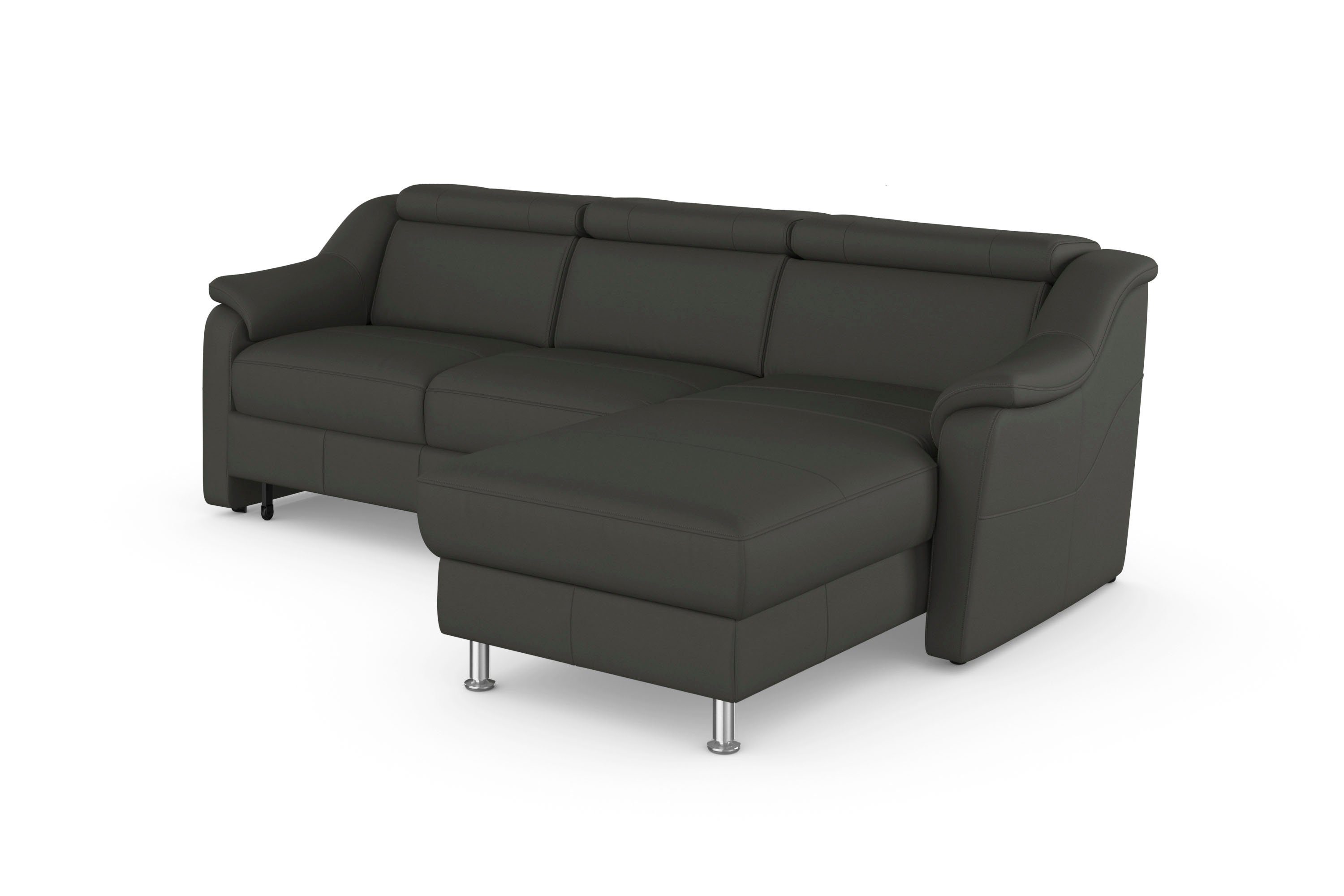 sit&more Hoekbank Freetown L-vorm met verstelbare hoofdsteun en comfortabele binnenvering