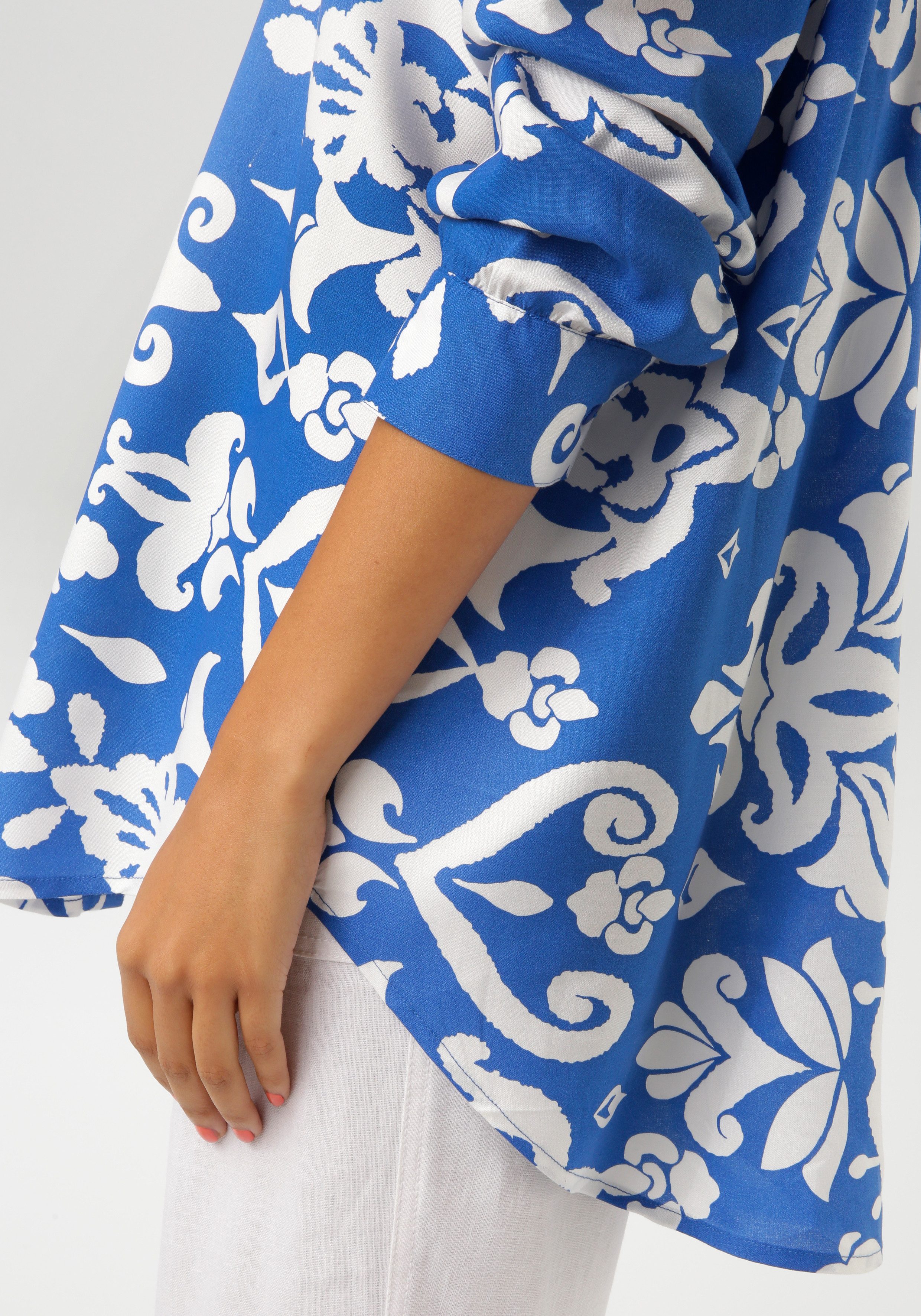 Aniston CASUAL Overhemdblouse met fantasierijke grootvlak print